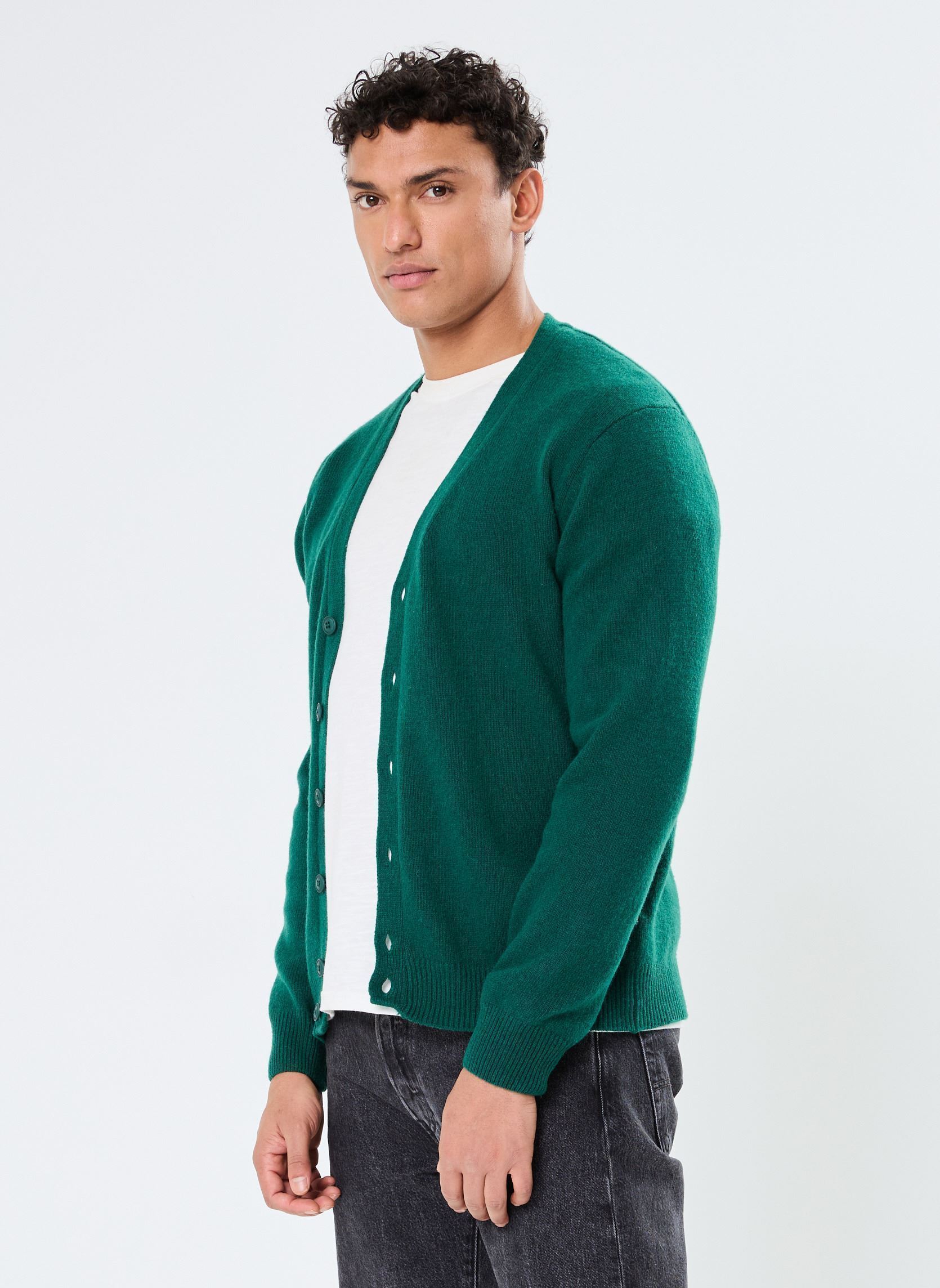 Chalecos CFKarl lambswool cardigan Noos hombre verde Casual Friday Chalecos CFKarl lambswool cardigan Noos hombre verde FOREST BIOME