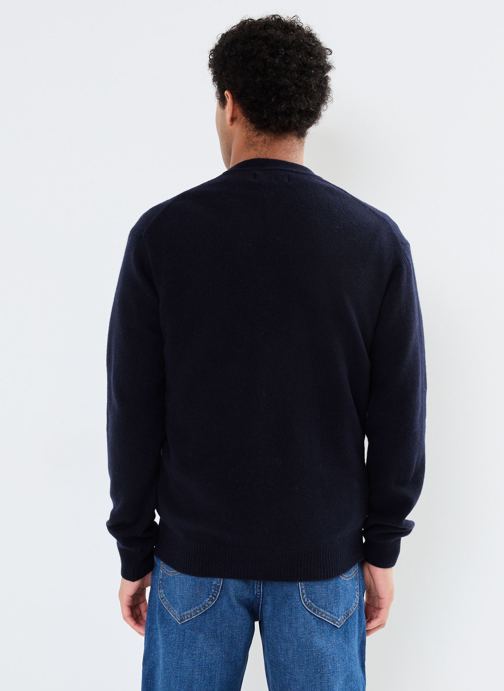 Gilets CFKarl lambswool cardigan Noos homme bleu Casual Friday Gilets CFKarl lambswool cardigan Noos homme bleu DARK NAVY