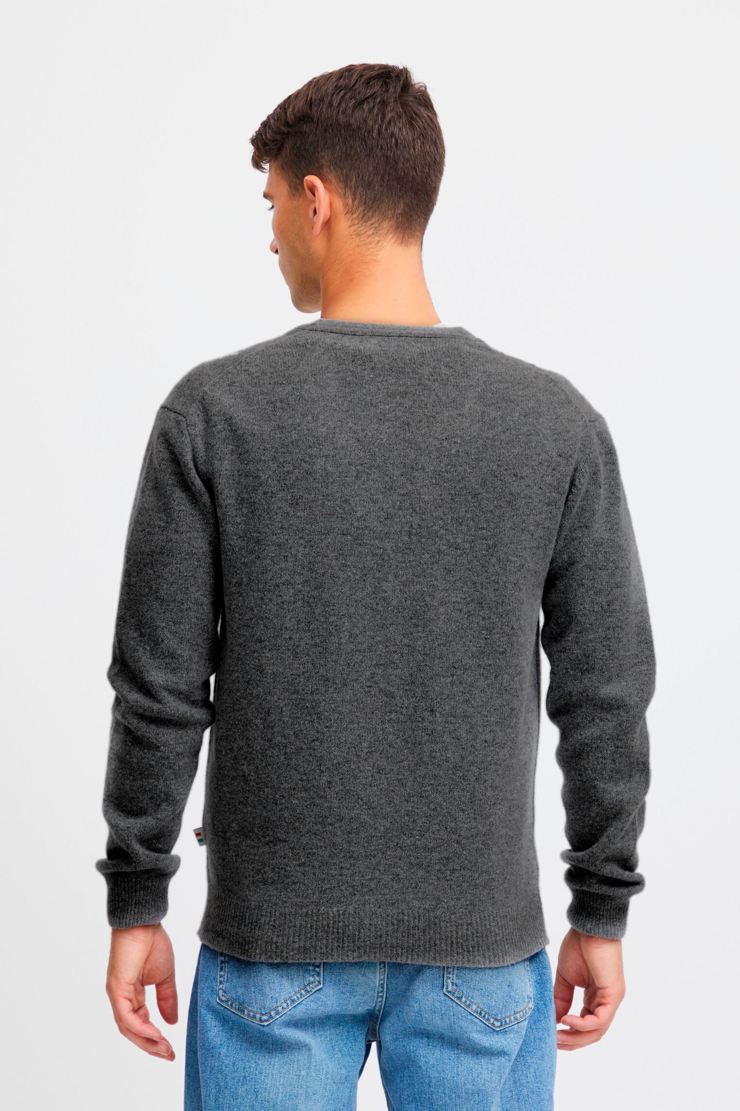 Vesten CFKarl lambswool cardigan Noos heren grijs Casual Friday Vesten CFKarl lambswool cardigan Noos heren grijs PEWTER MIX