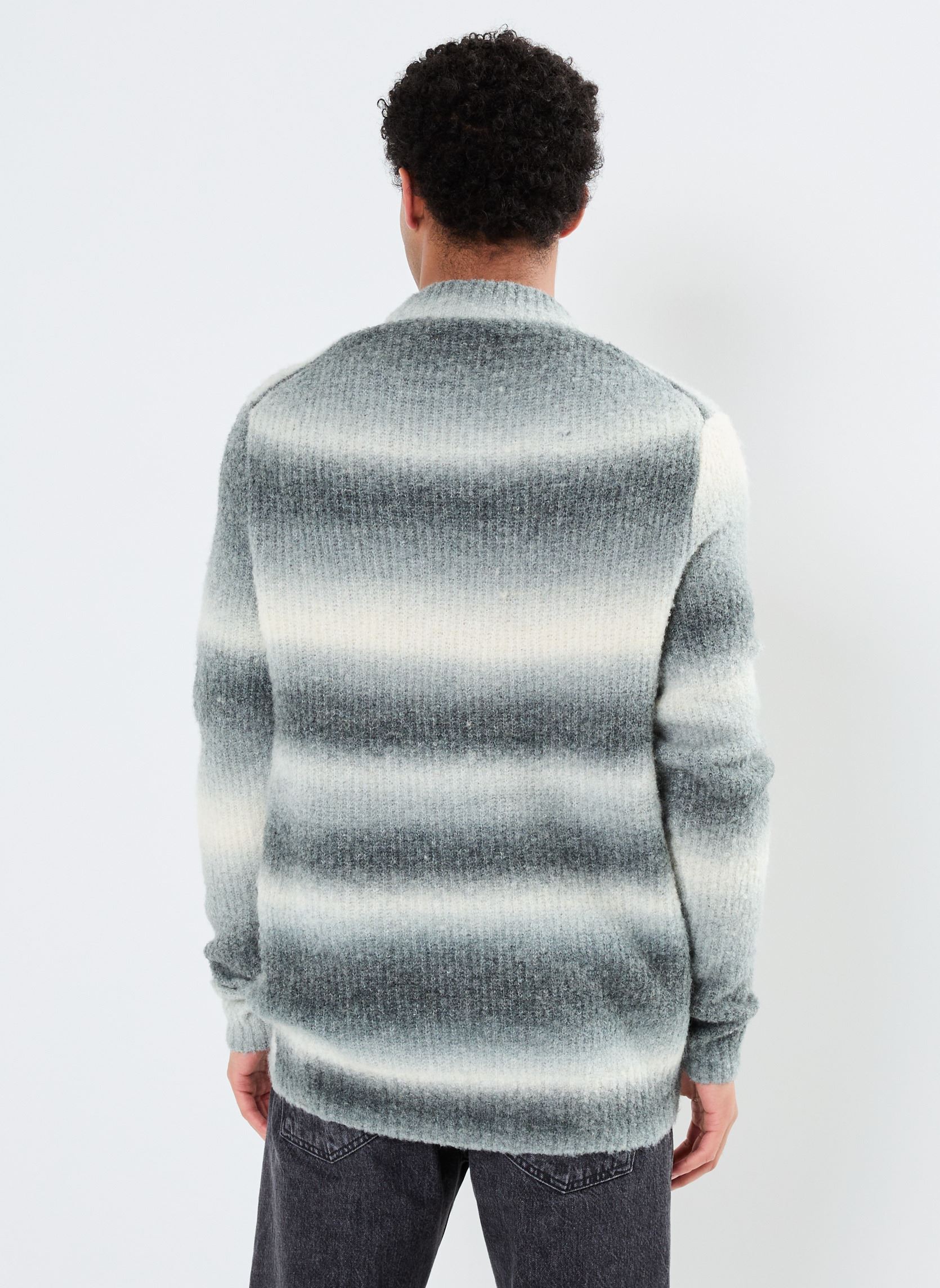 Pulls CFKarl shadow striped knit homme gris Casual Friday Pulls CFKarl shadow striped knit homme gris PEWTER MIX