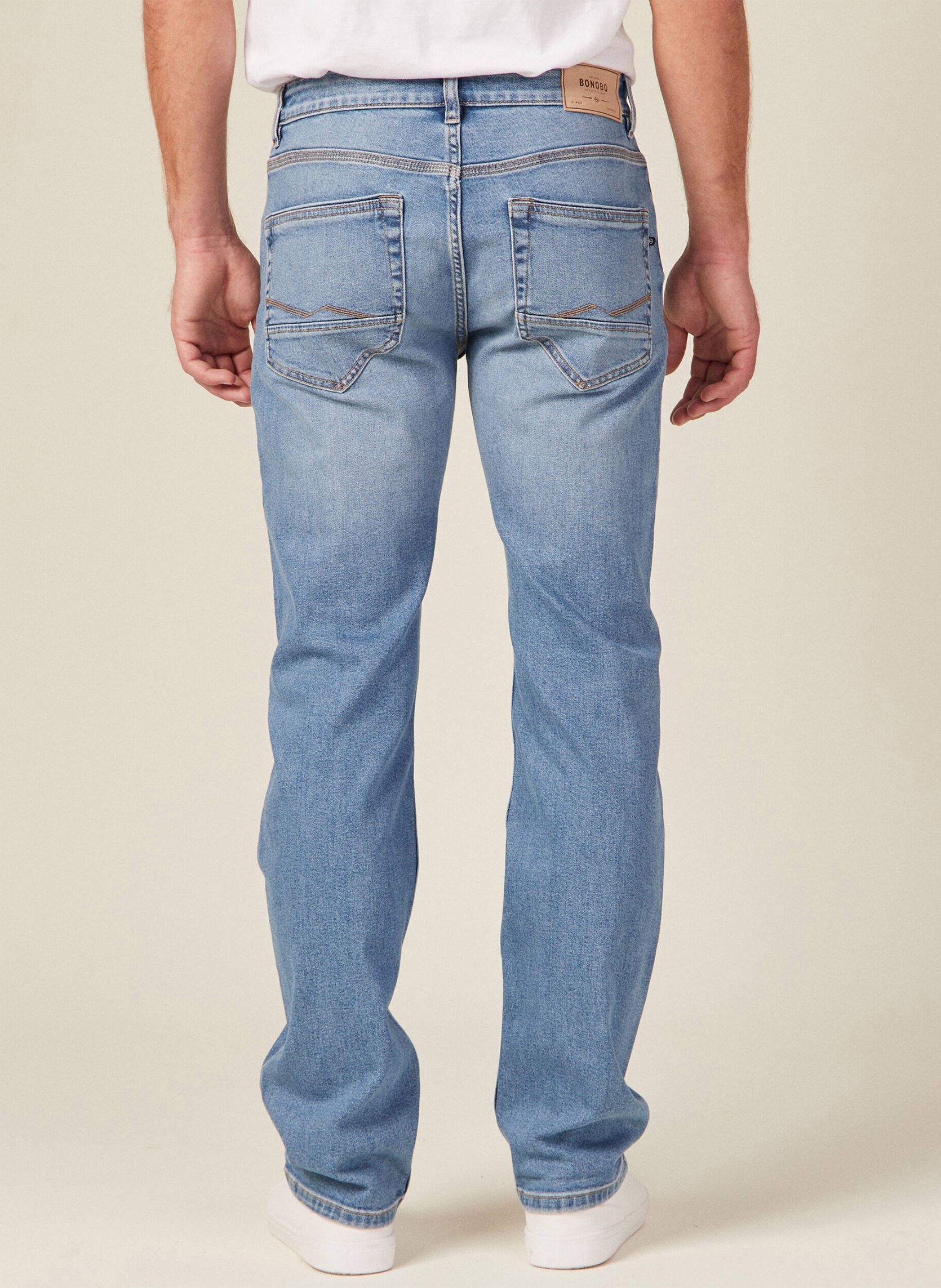 Jeans droit RIO-EASY3 homme bleu Bonobo Jeans droit RIO-EASY3 homme bleu DENIM USED