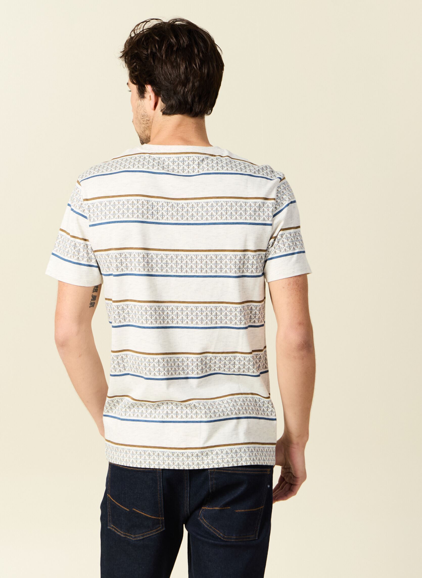 Tee-shirts manches courtes NATIRAYMEL2H homme beige Bonobo Tee-shirts manches courtes NATIRAYMEL2H homme beige KANGAROO