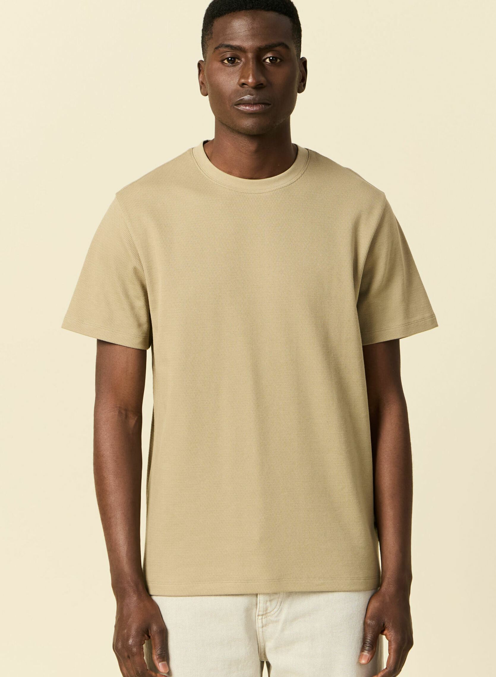 T-shirt AllSaints Homme Gris évasé – Col Rond Manches Courtes – Taille L – Très Bon état