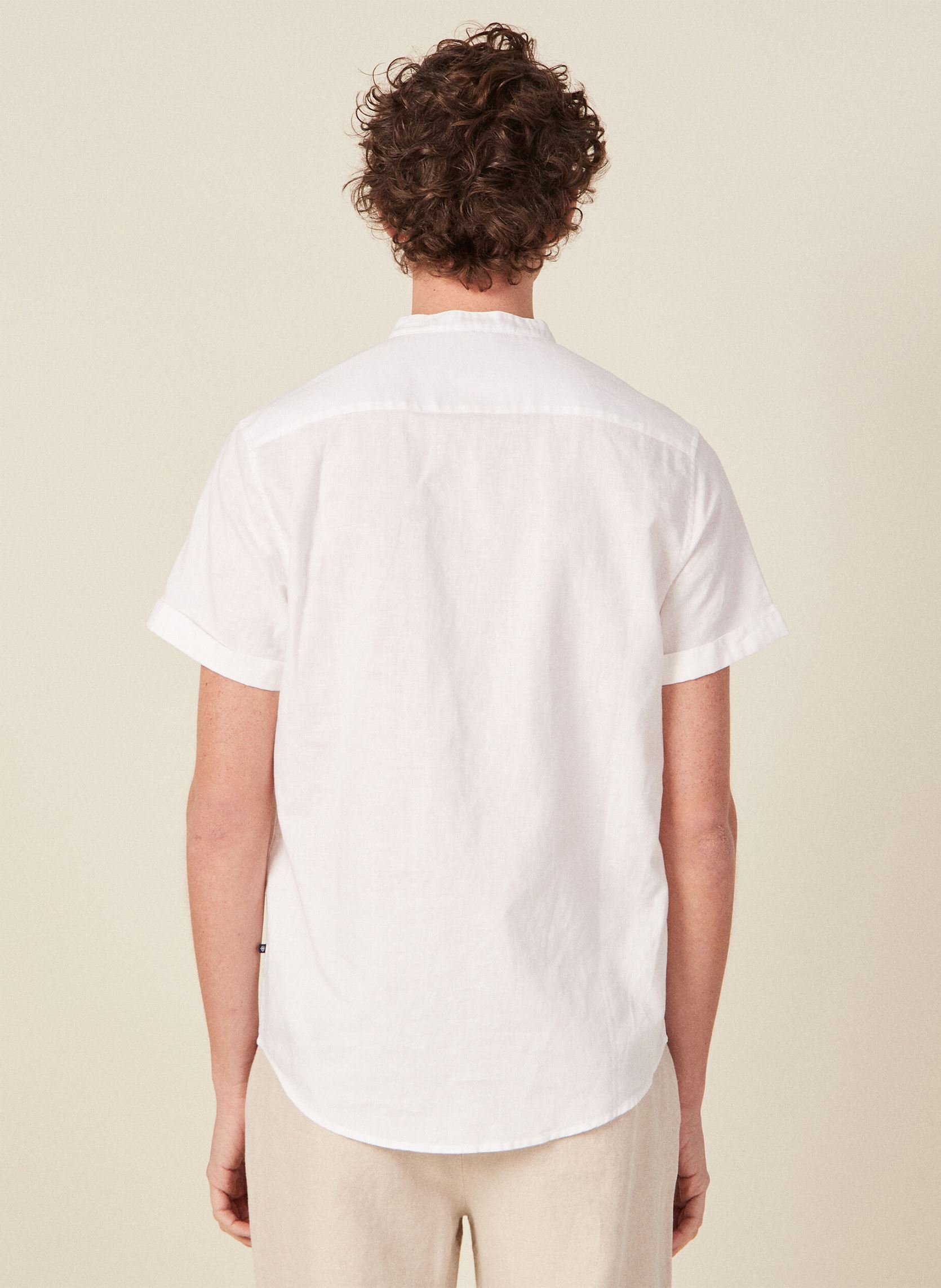 Chemises ESLINMAOCO2H homme blanc Bonobo Chemises ESLINMAOCO2H homme blanc BRIGHT WHITE