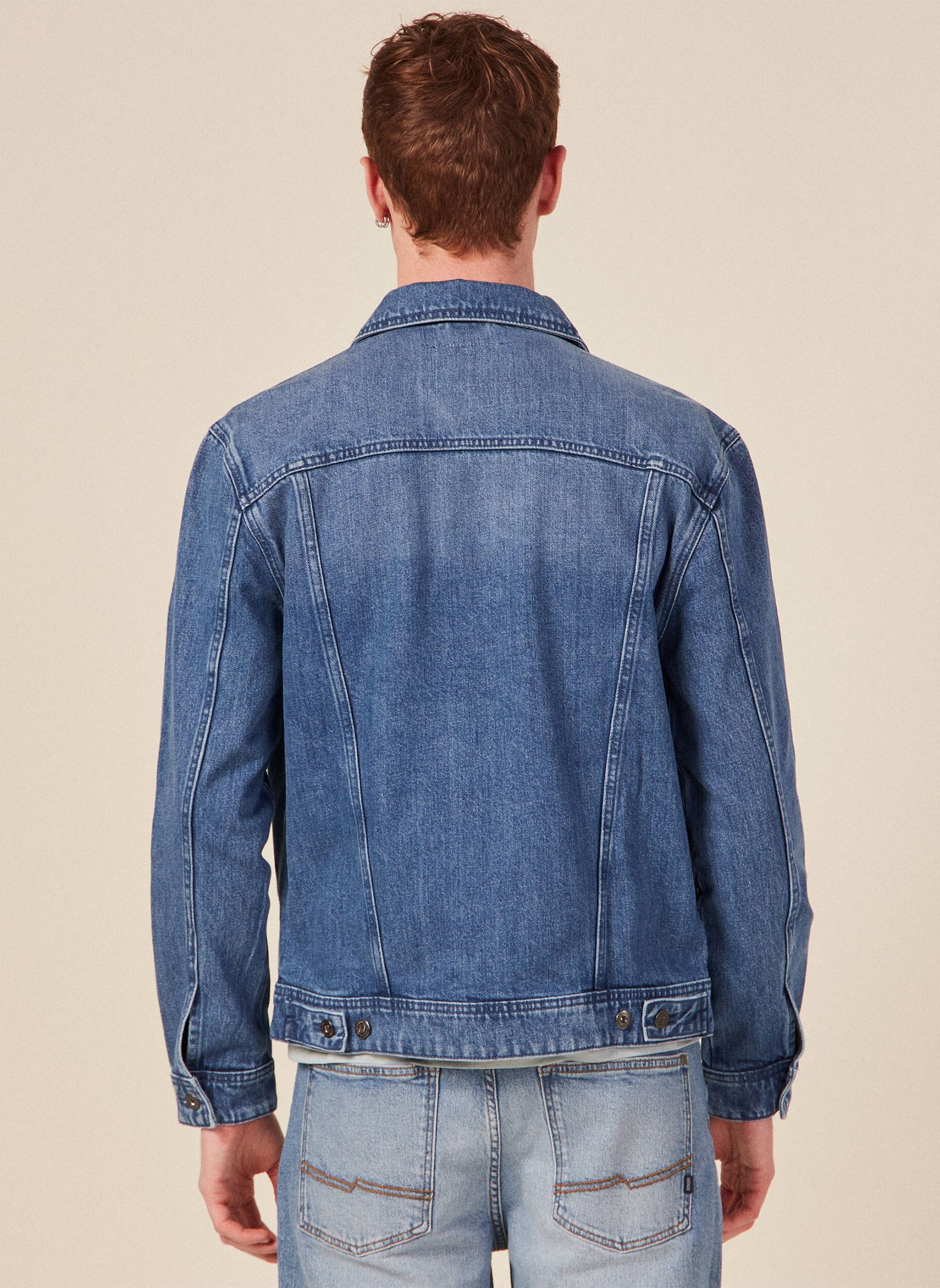 Vestes en jean ESTRUCKH homme bleu Bonobo Vestes en jean ESTRUCKH homme bleu DENIM DOUBLE STONE