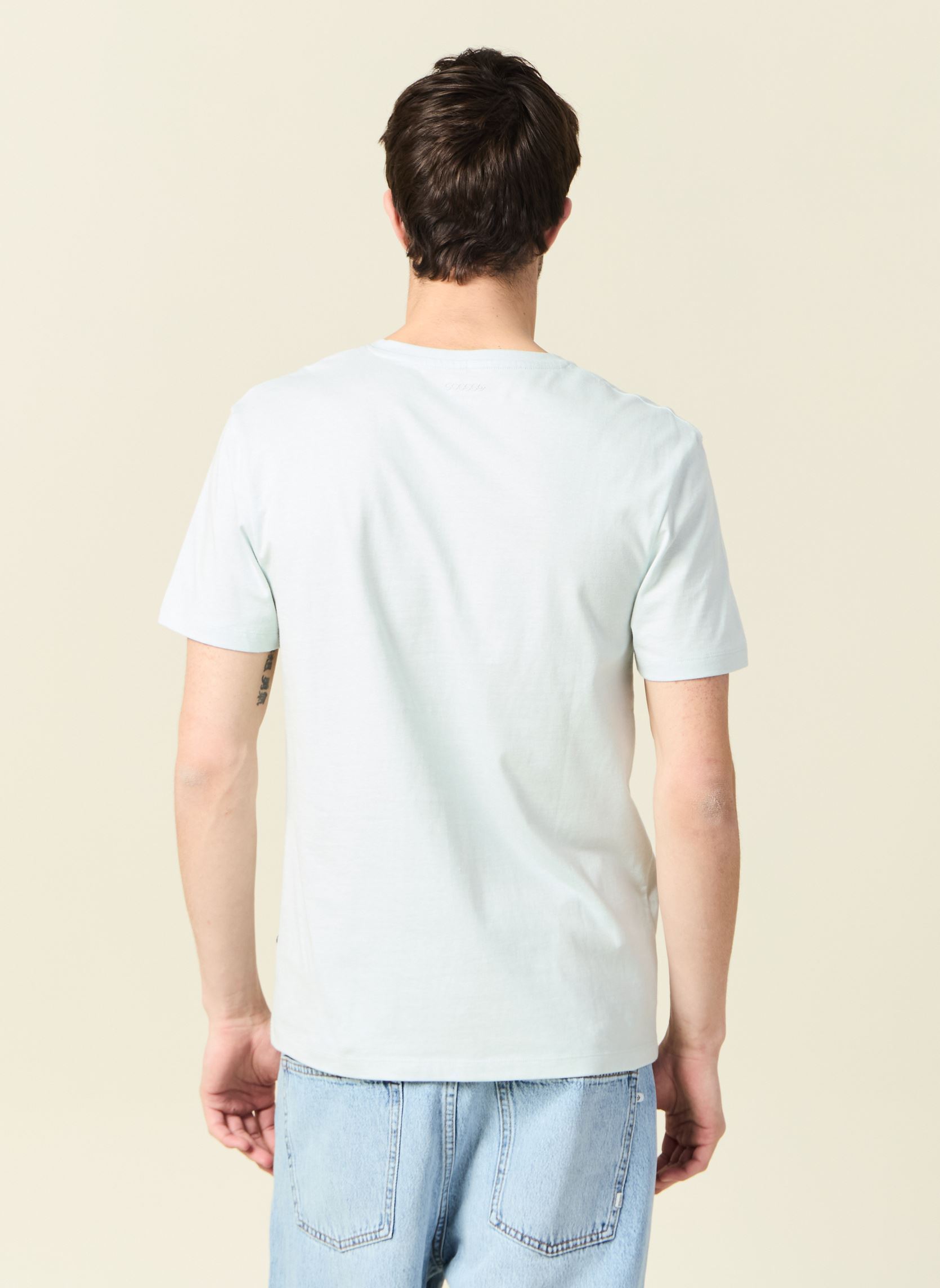 Kurzarm-T-Shirts NEWBLVH herren grau Bonobo Kurzarm-T-Shirts NEWBLVH herren grau GRAY MIST