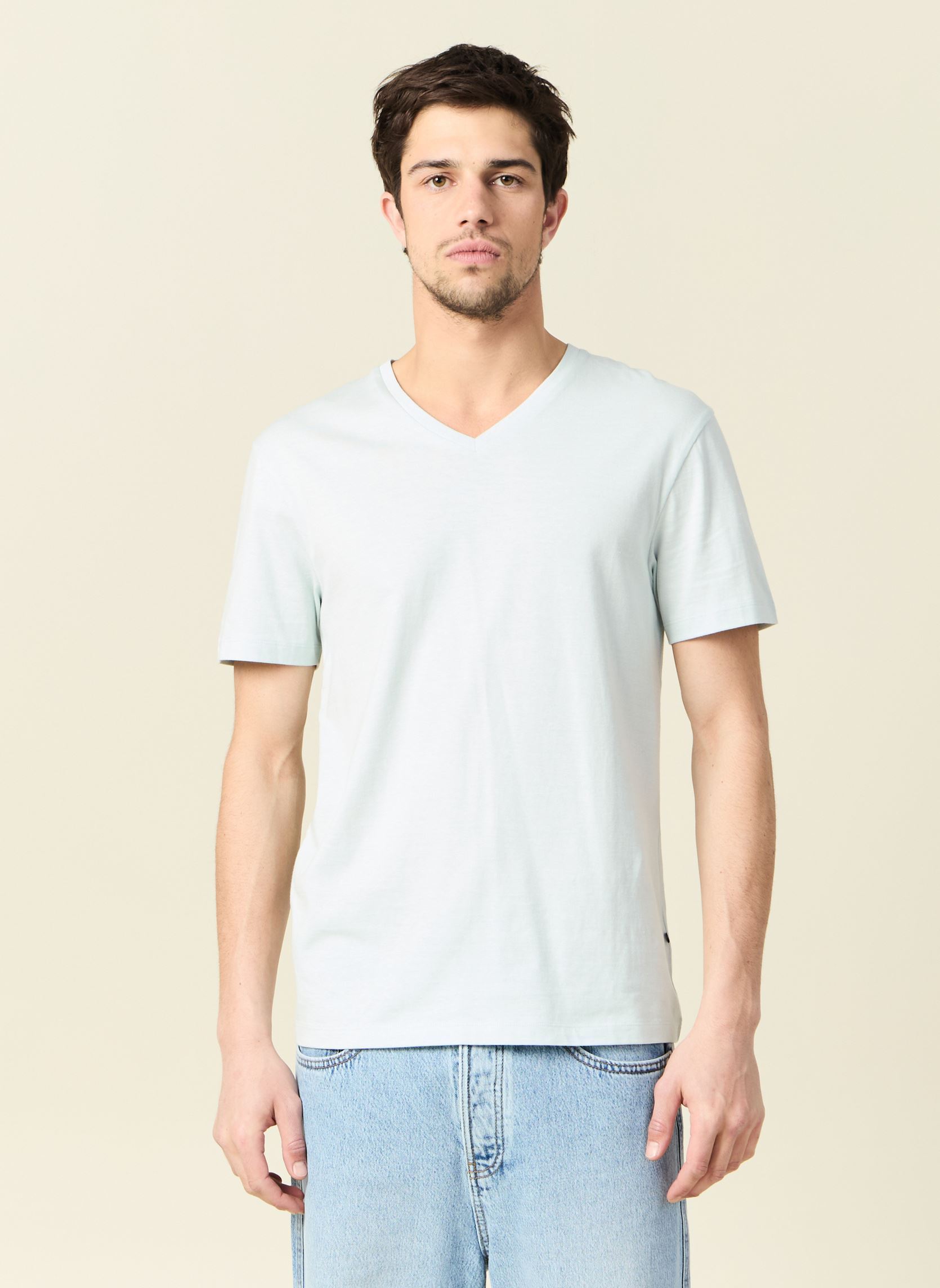 Kurzarm-T-Shirts NEWBLVH herren grau Bonobo Kurzarm-T-Shirts NEWBLVH herren grau GRAY MIST