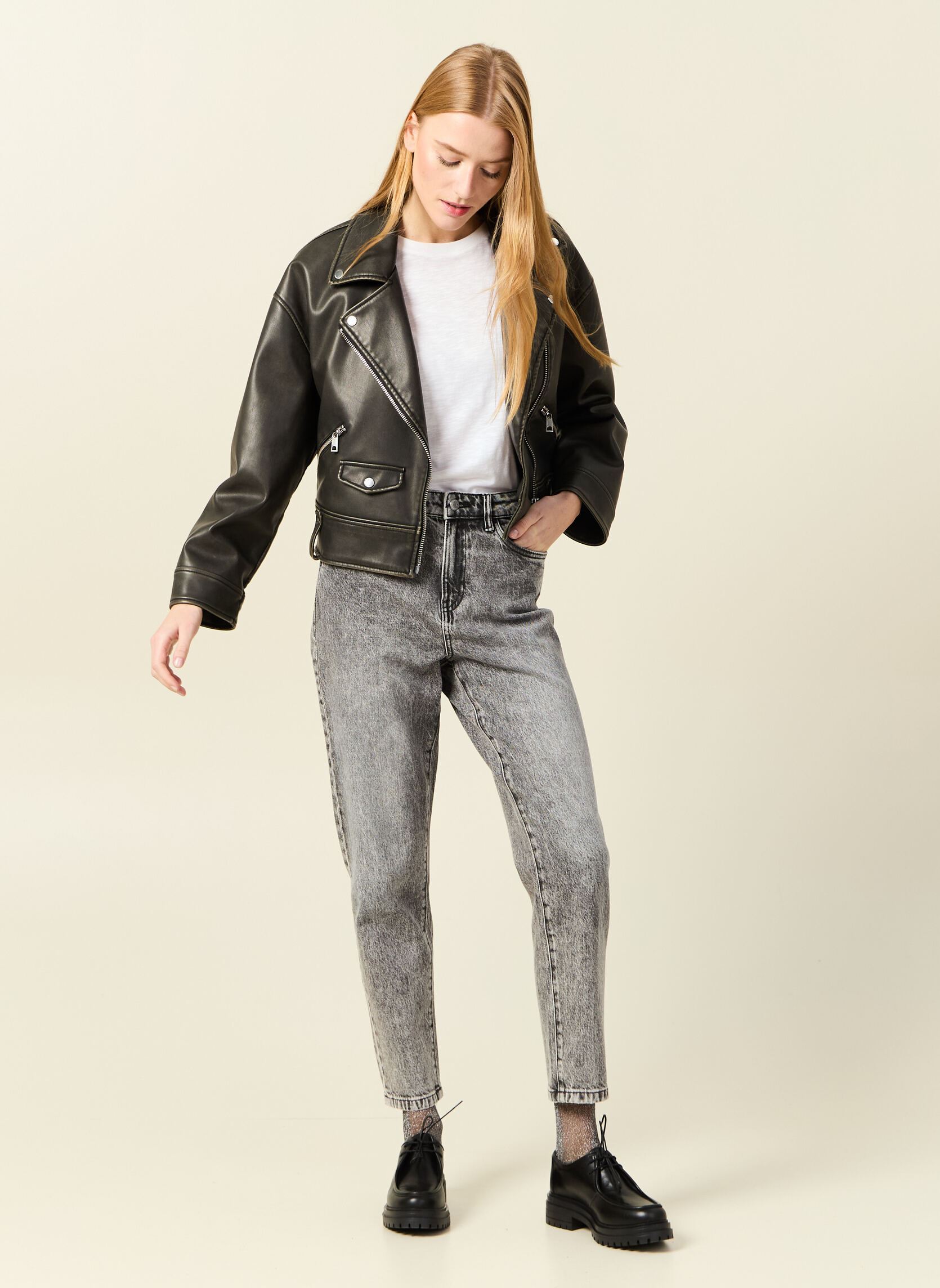 Straight Fit Jeans MINSK-BASIC damen grau Bonobo Straight Fit Jeans MINSK-BASIC damen grau DENIM SNOW GREY