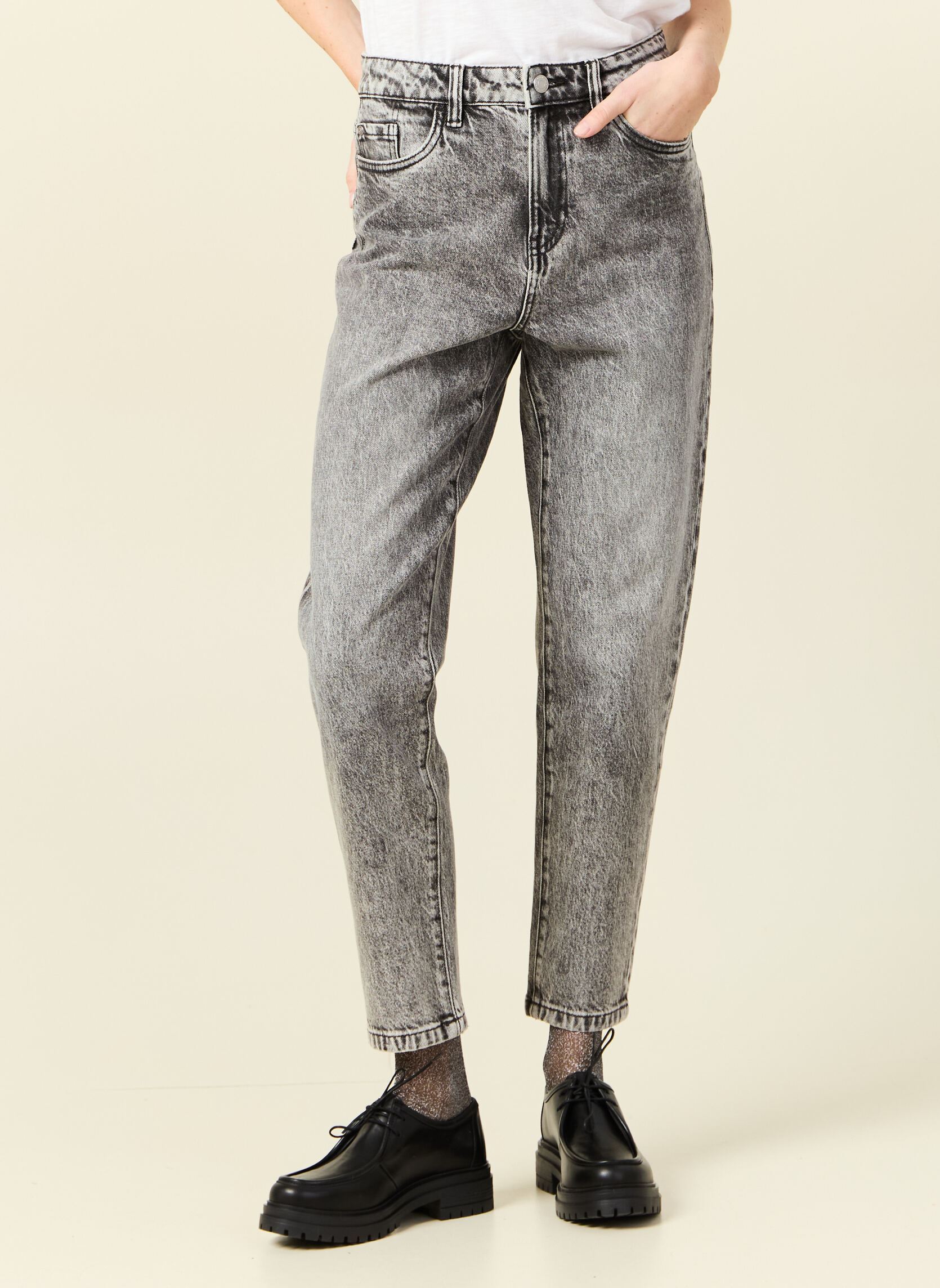 Straight Fit Jeans MINSK-BASIC damen grau Bonobo Straight Fit Jeans MINSK-BASIC damen grau DENIM SNOW GREY