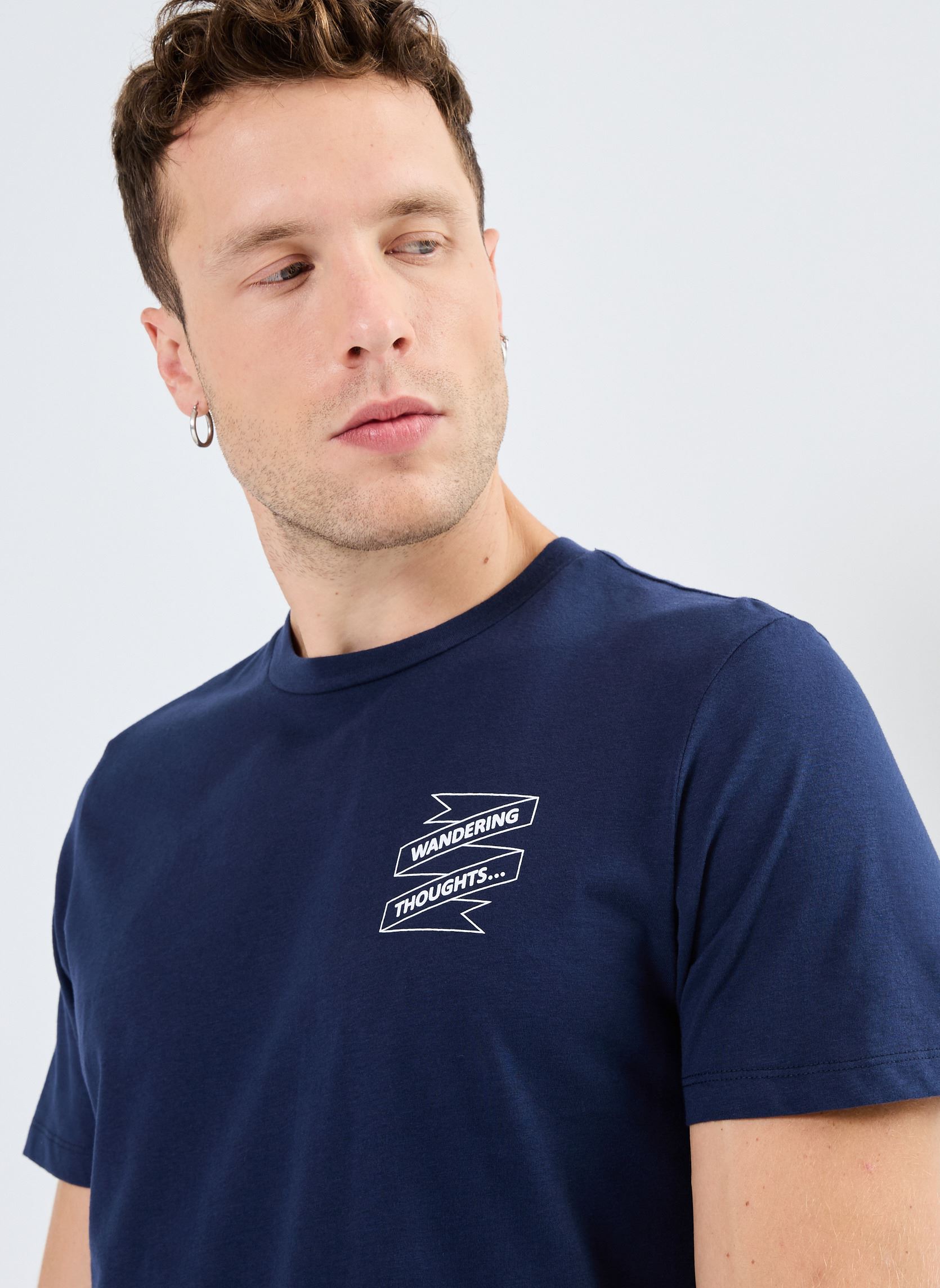 Kurzarm-T-Shirts T-shirt herren blau Blend Kurzarm-T-Shirts T-shirt herren blau DRESS BLUES