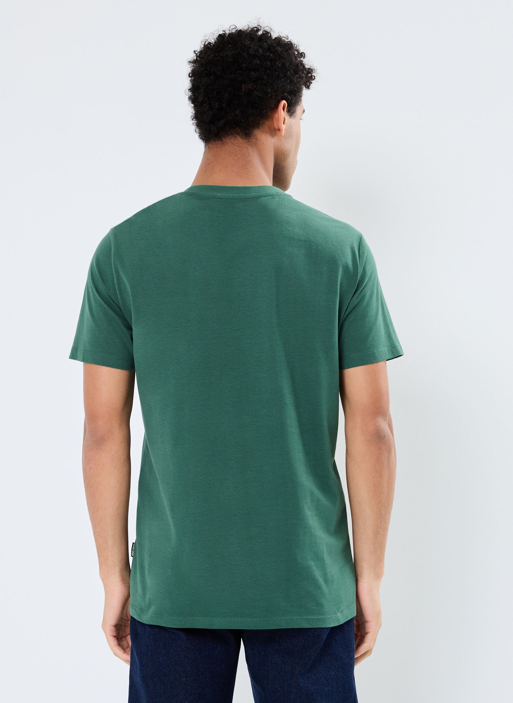 Tee-shirts manches courtes T-shirt homme vert Blend Tee-shirts manches courtes T-shirt homme vert PINENEEDLE