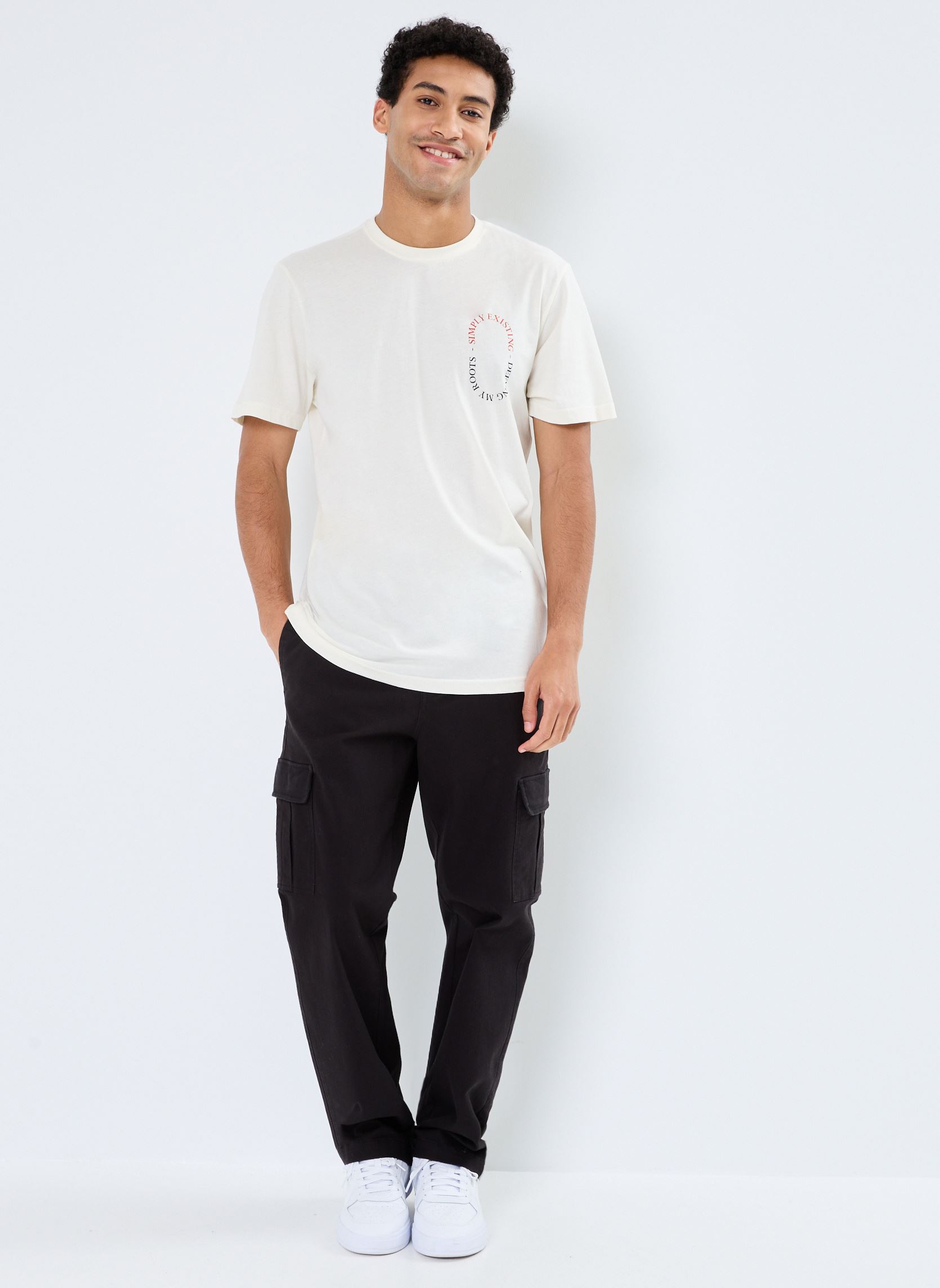 Tee-shirts manches courtes T-shirt homme blanc Blend Tee-shirts manches courtes T-shirt homme blanc VANILLA ICE1