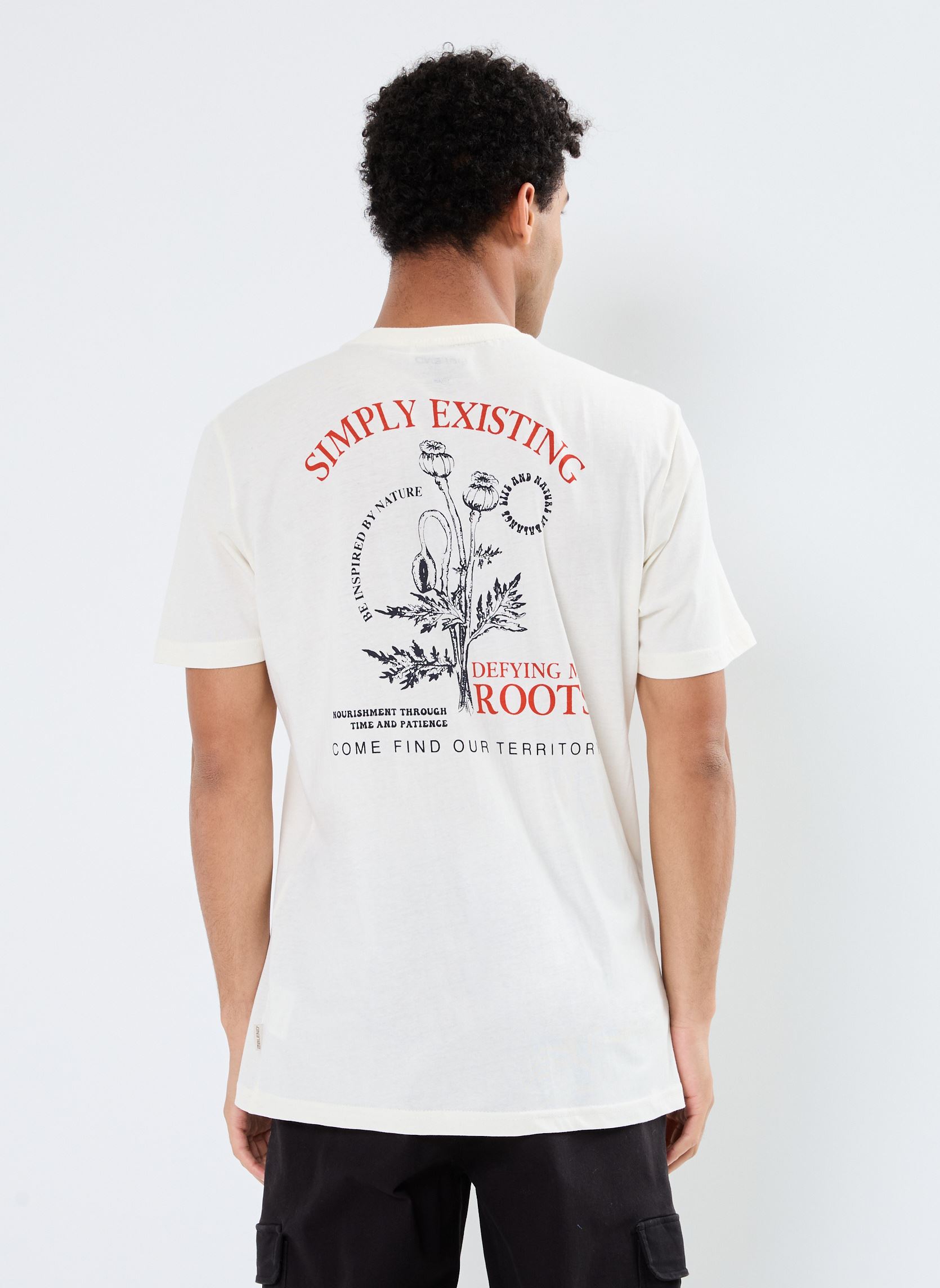 Tee-shirts manches courtes T-shirt homme blanc Blend Tee-shirts manches courtes T-shirt homme blanc VANILLA ICE1