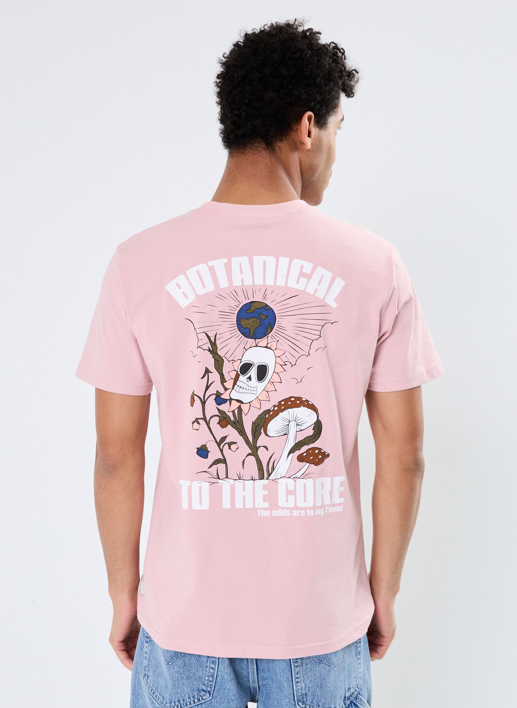 Tee-shirts manches courtes T-shirt homme rose Blend Tee-shirts manches courtes T-shirt homme rose ZEPHYR