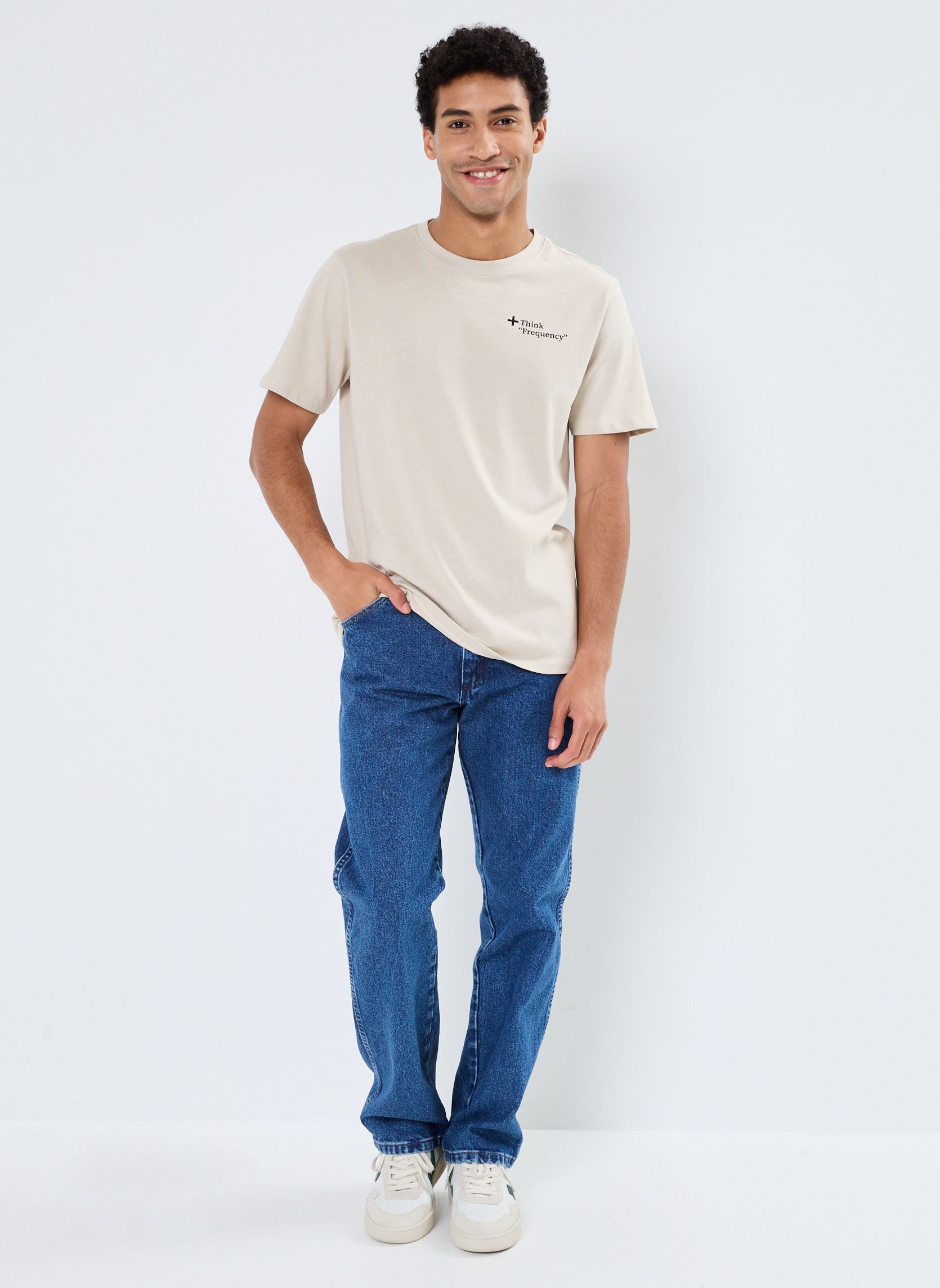 T-shirts met korte mouwen T-shirt heren wit Blend T-shirts met korte mouwen T-shirt heren wit PEYOTE