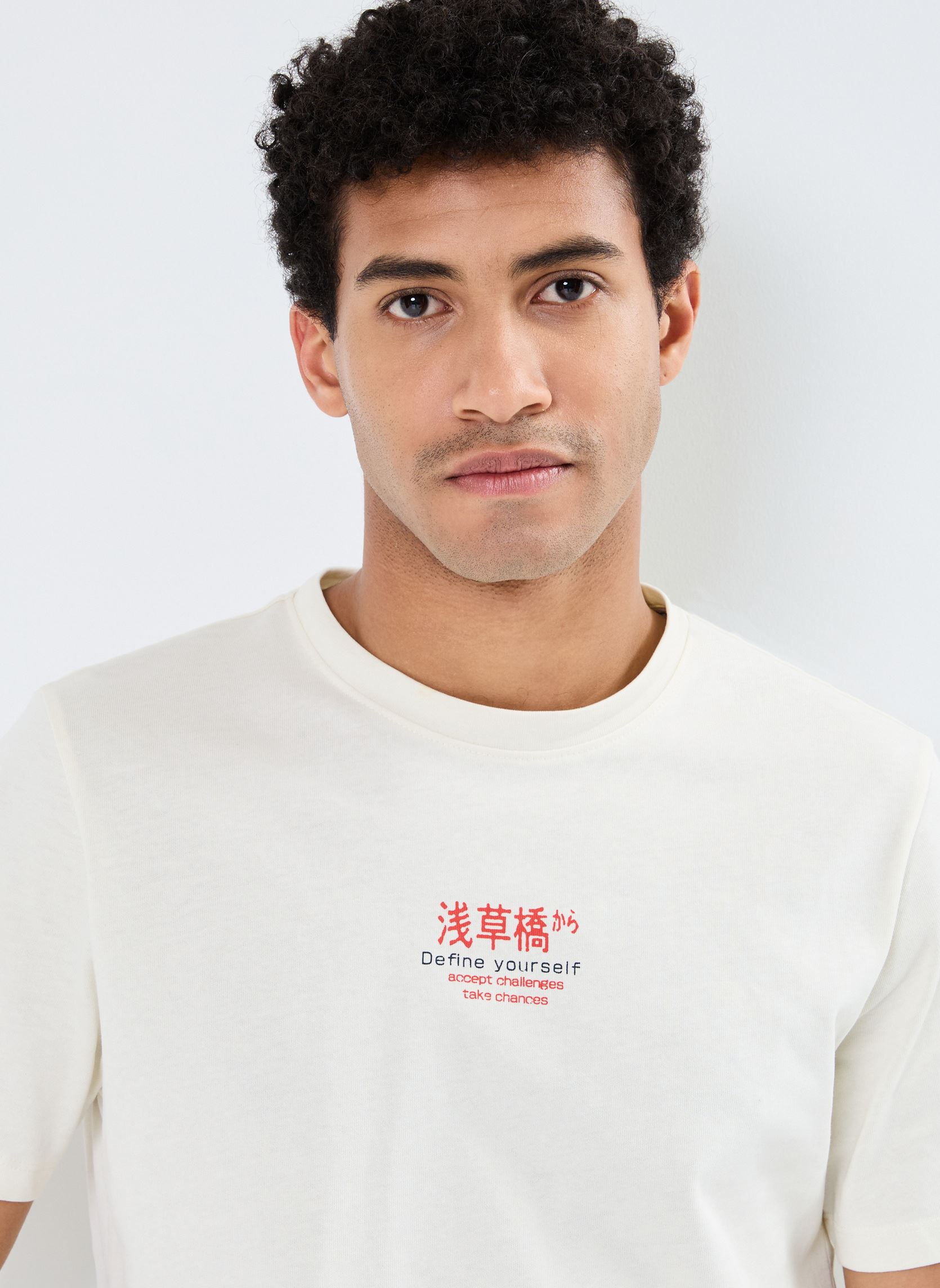 Tee-shirts manches courtes T-shirt homme blanc Blend Tee-shirts manches courtes T-shirt homme blanc VANILLA ICE