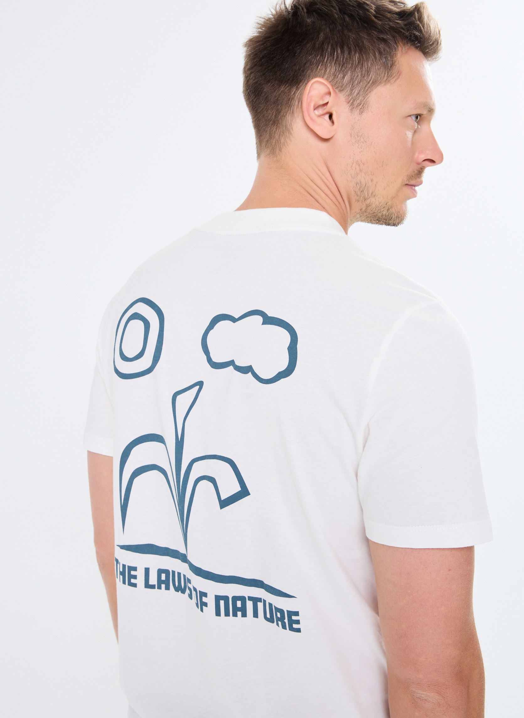 Tee-shirts manches courtes T-shirt homme blanc Blend Tee-shirts manches courtes T-shirt homme blanc SNOW WHITE
