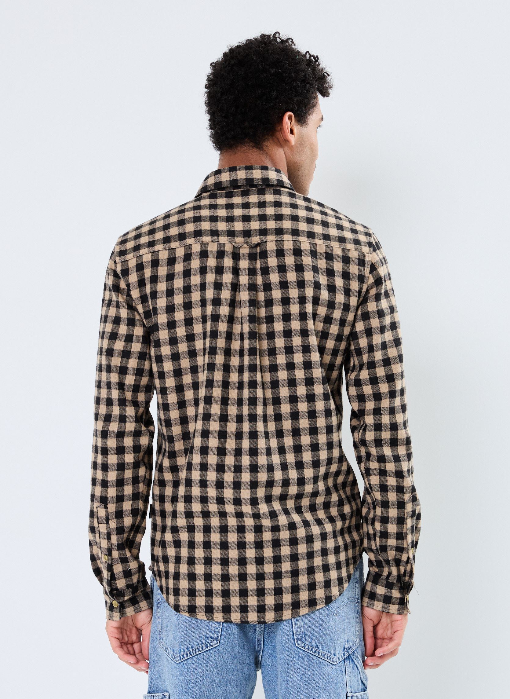 Chemises Long Sleeved Shirt homme multicolore Blend Chemises Long Sleeved Shirt homme multicolore CORNSTALK