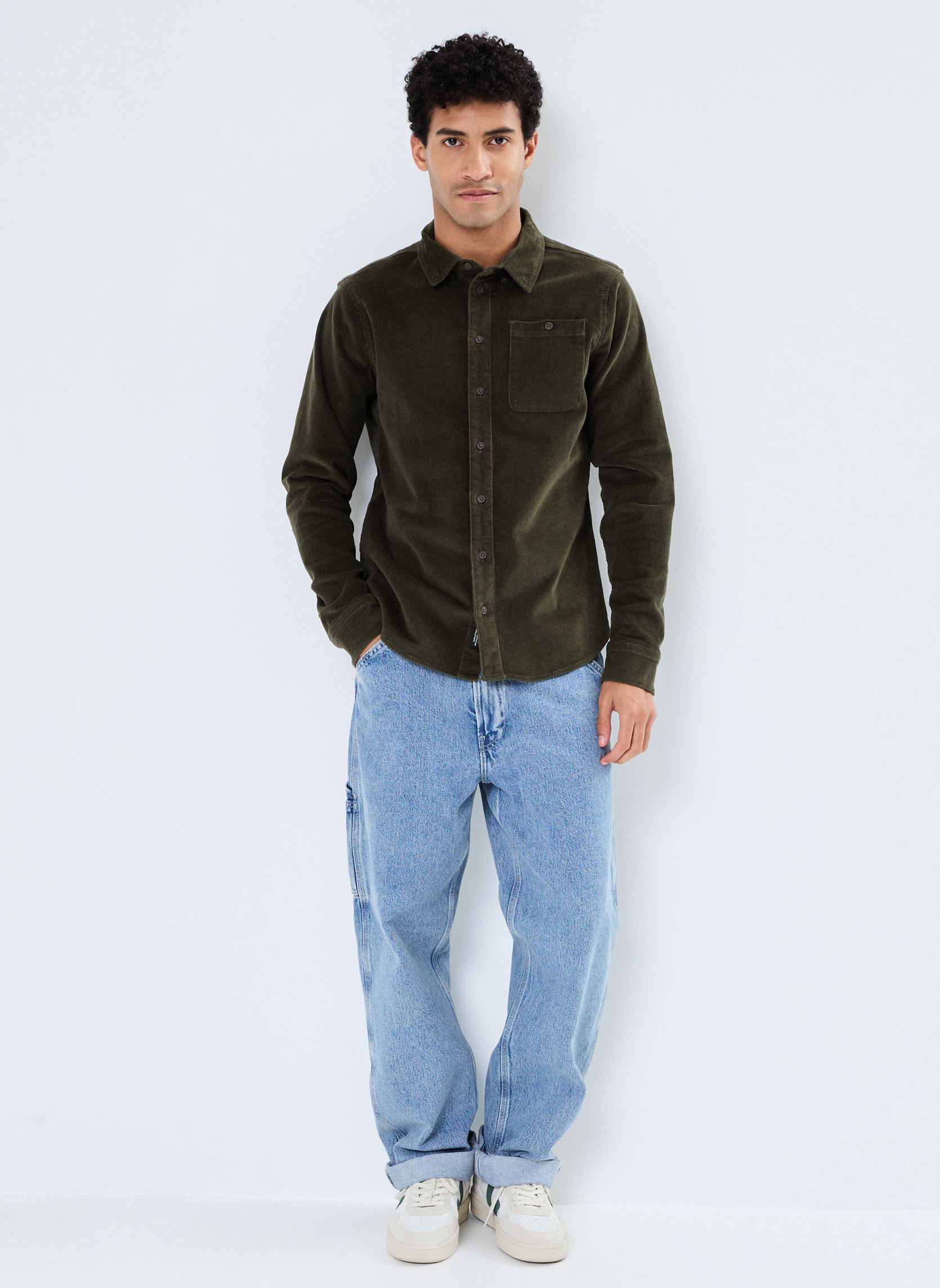Camisas Long Sleeved Shirt hombre verde Blend Camisas Long Sleeved Shirt hombre verde FOREST NIGHT