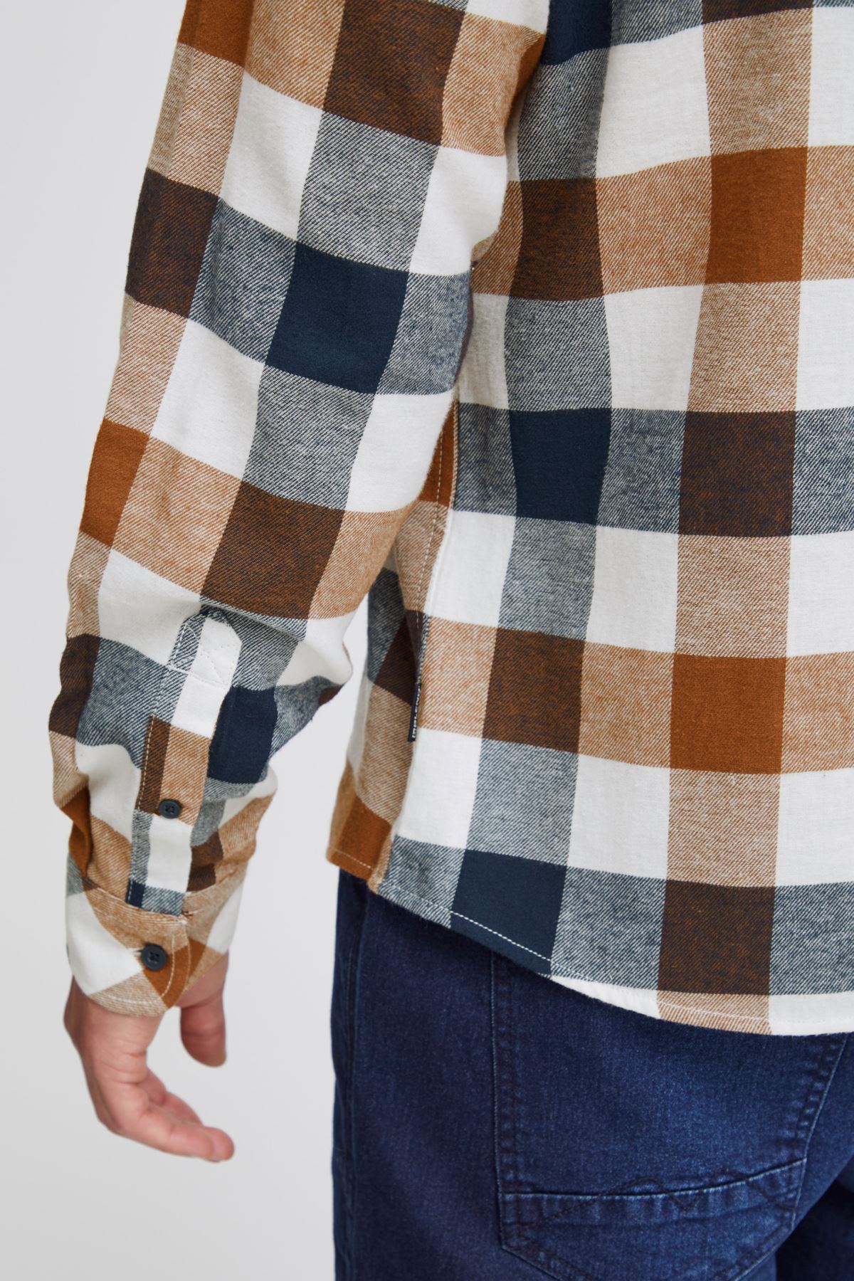 Chemises Long Sleeved Shirt homme multicolore Blend Chemises Long Sleeved Shirt homme multicolore DRESS BLUES/