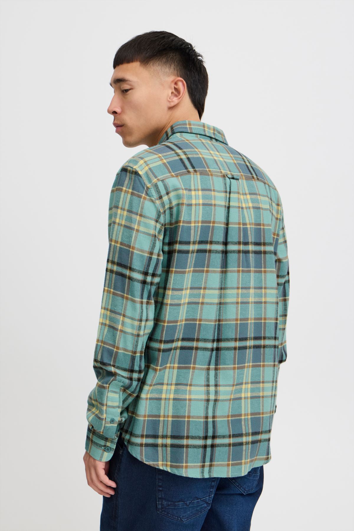 Chemises Long Sleeved Shirt homme vert Blend Chemises Long Sleeved Shirt homme vert PAMPAS
