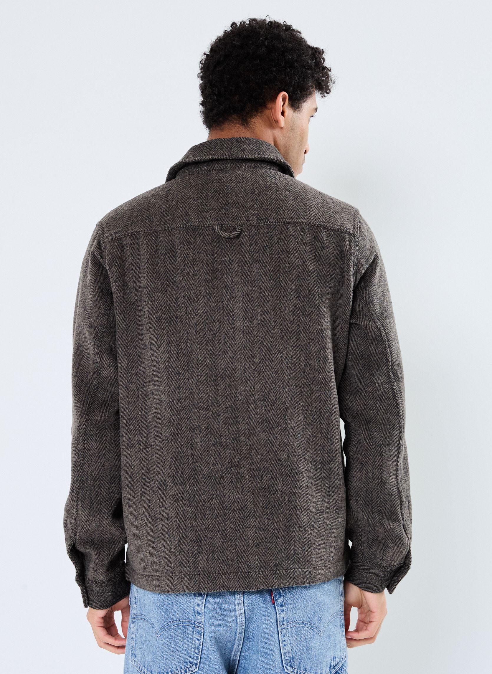 Camisas Overshirts hombre marrón Blend Camisas Overshirts hombre marrón OTTER
