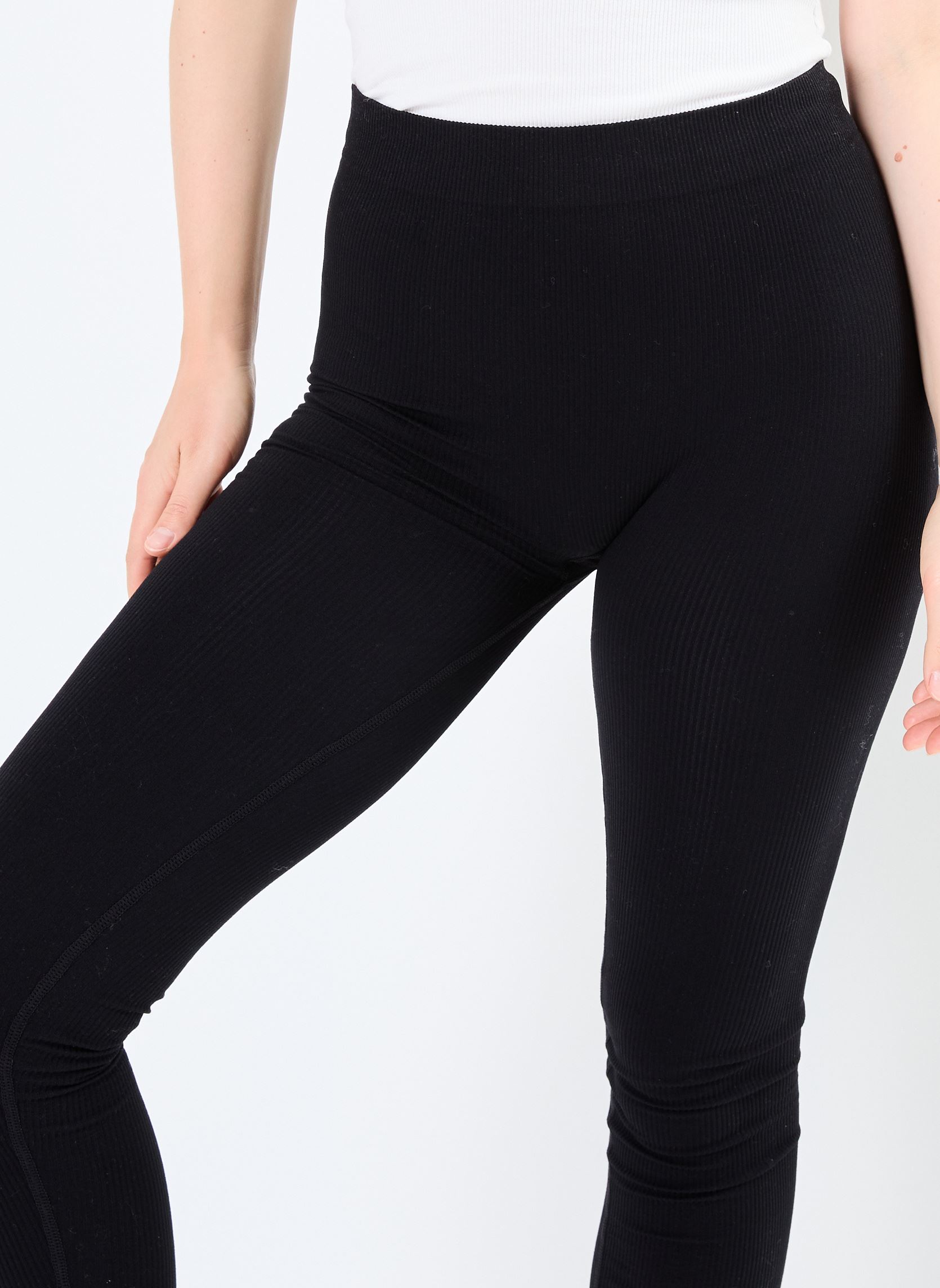 Leggings NMSOFINA HW RIB LEGGINGS JRS NOOS femme noir Noisy May Leggings NMSOFINA HW RIB LEGGINGS JRS NOOS femme noir Black