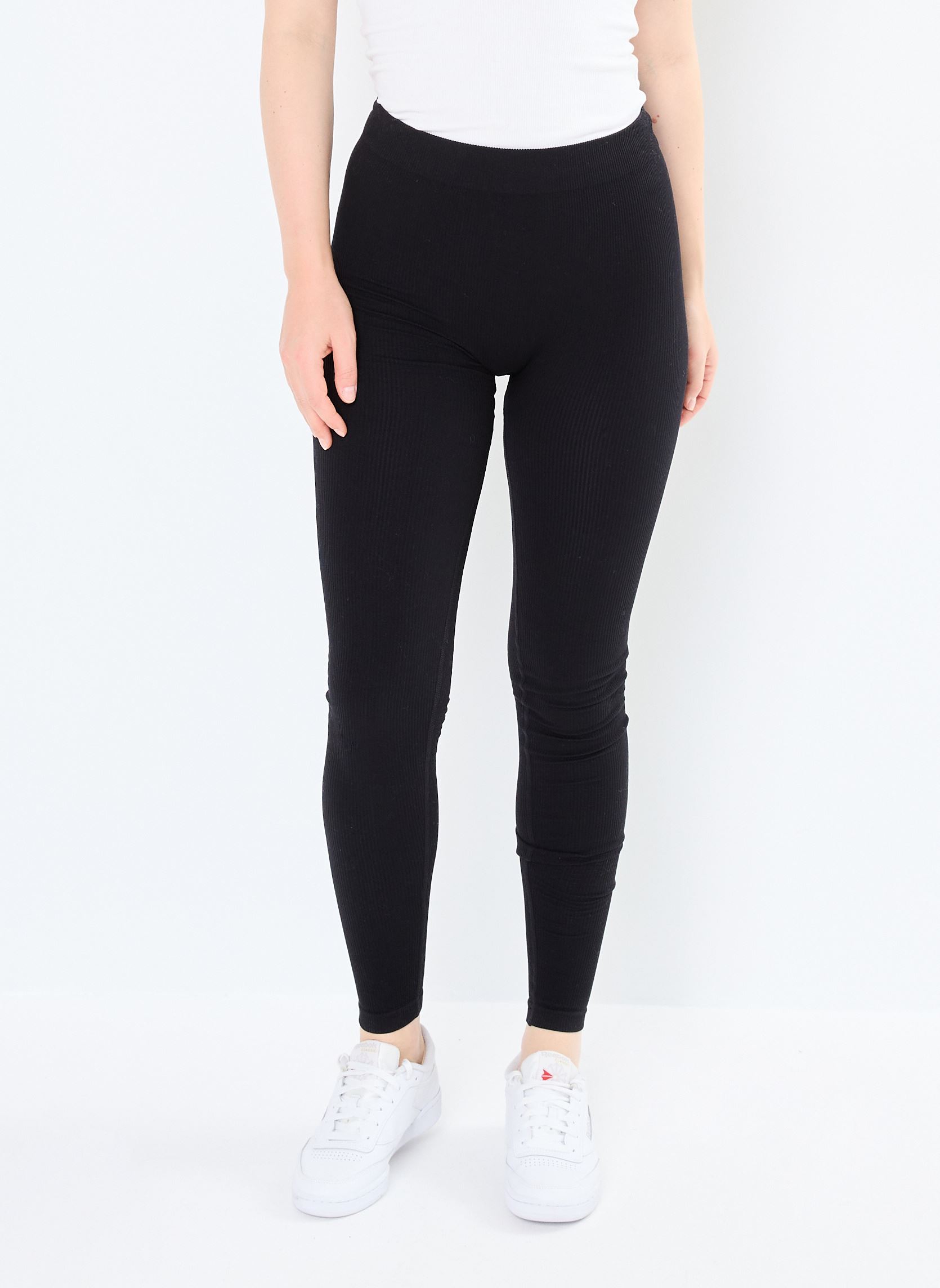 Leggings NMSOFINA HW RIB LEGGINGS JRS NOOS femme noir Noisy May Leggings NMSOFINA HW RIB LEGGINGS JRS NOOS femme noir Black