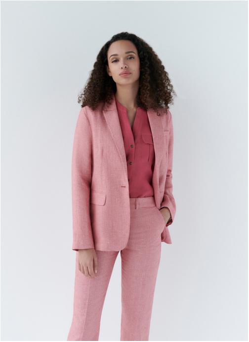 Caroll Vestes 241V-VOLCAN femme rose
