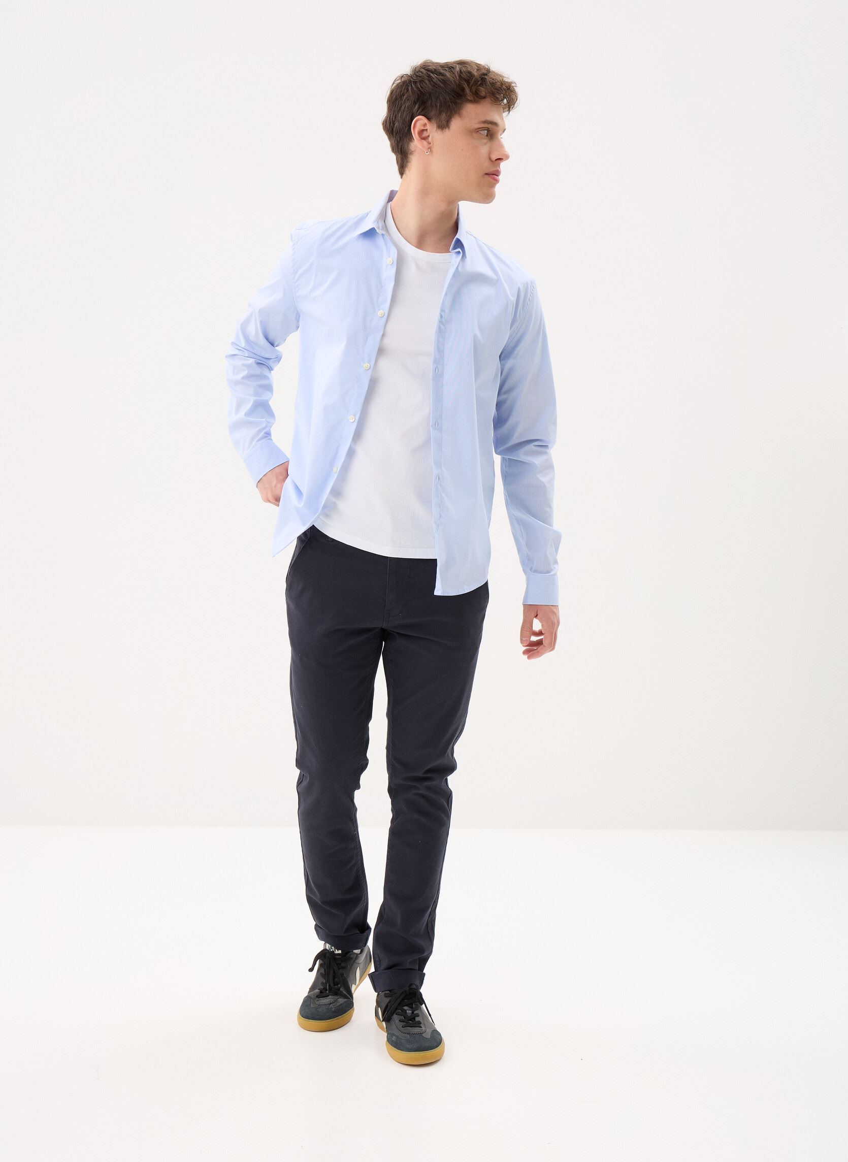 Pantalons chino BHNATAN pants Noos homme bleu Blend Pantalons chino BHNATAN pants Noos homme bleu DARK NAVY BLUE
