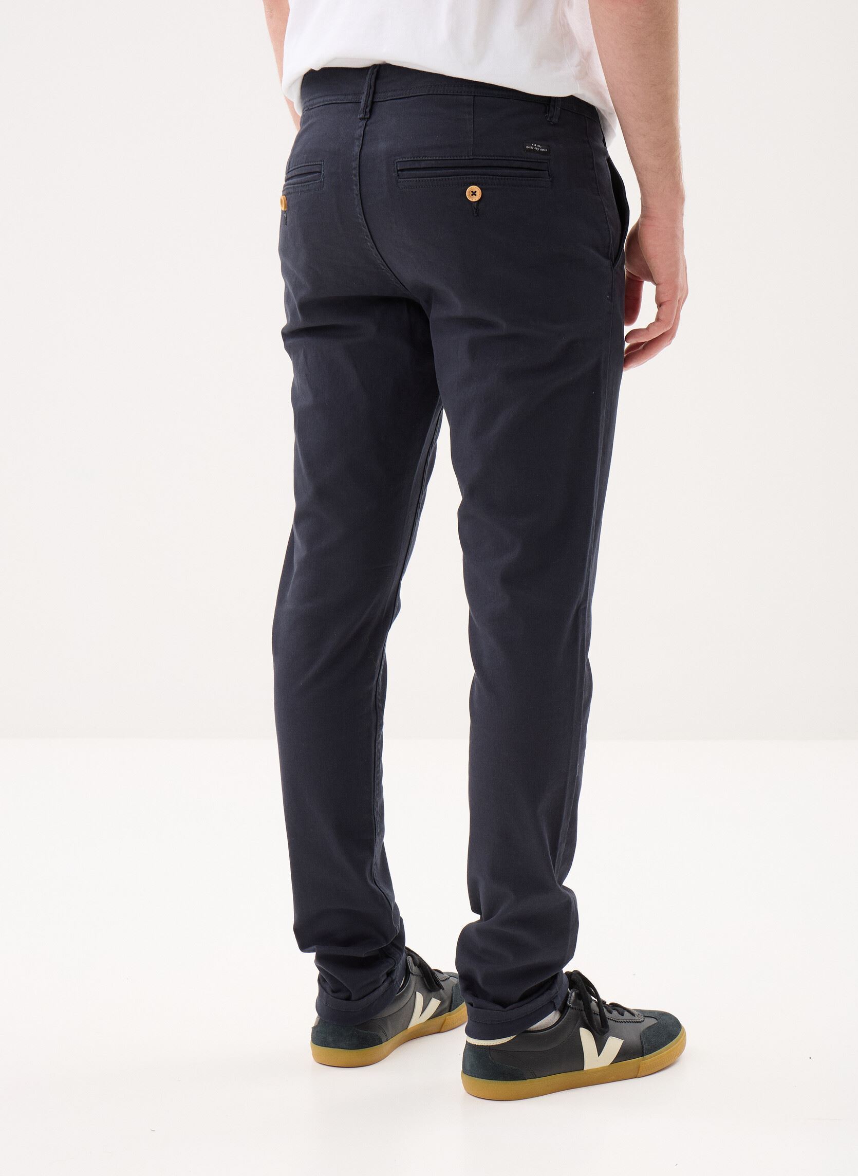 Pantalons chino BHNATAN pants Noos homme bleu Blend Pantalons chino BHNATAN pants Noos homme bleu DARK NAVY BLUE