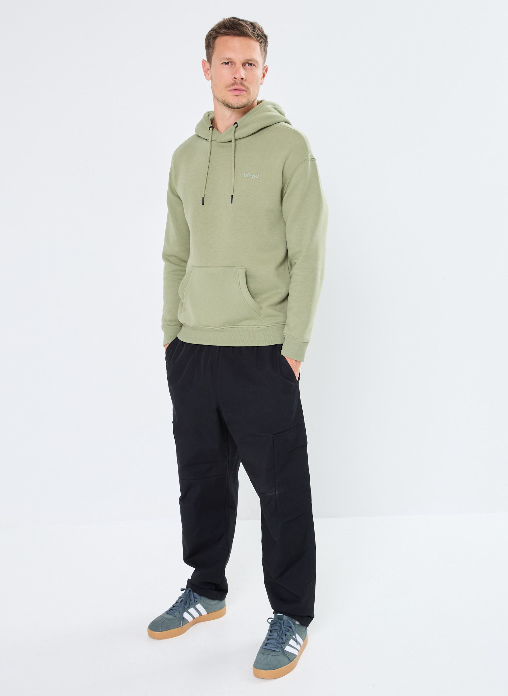 Sweats BHDownton Hood sweatshirt Noos homme vert Blend Sweats BHDownton Hood sweatshirt Noos homme vert OIL GREEN