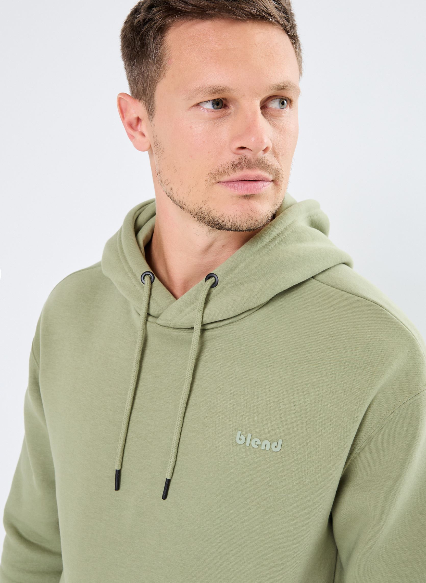 Sweats BHDownton Hood sweatshirt Noos homme vert Blend Sweats BHDownton Hood sweatshirt Noos homme vert OIL GREEN