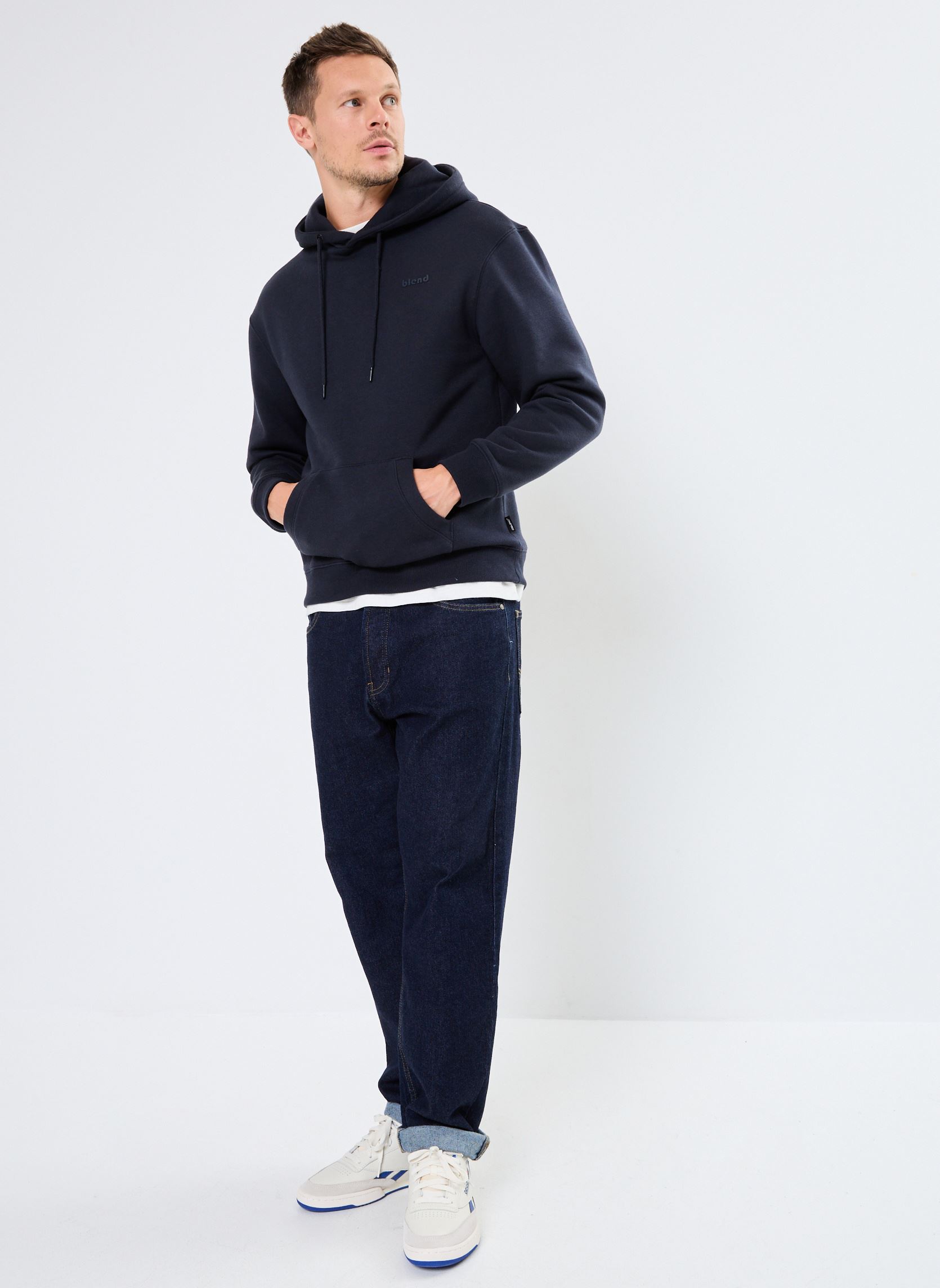 Sweats BHDownton Hood sweatshirt Noos homme bleu Blend Sweats BHDownton Hood sweatshirt Noos homme bleu DARK NAVY