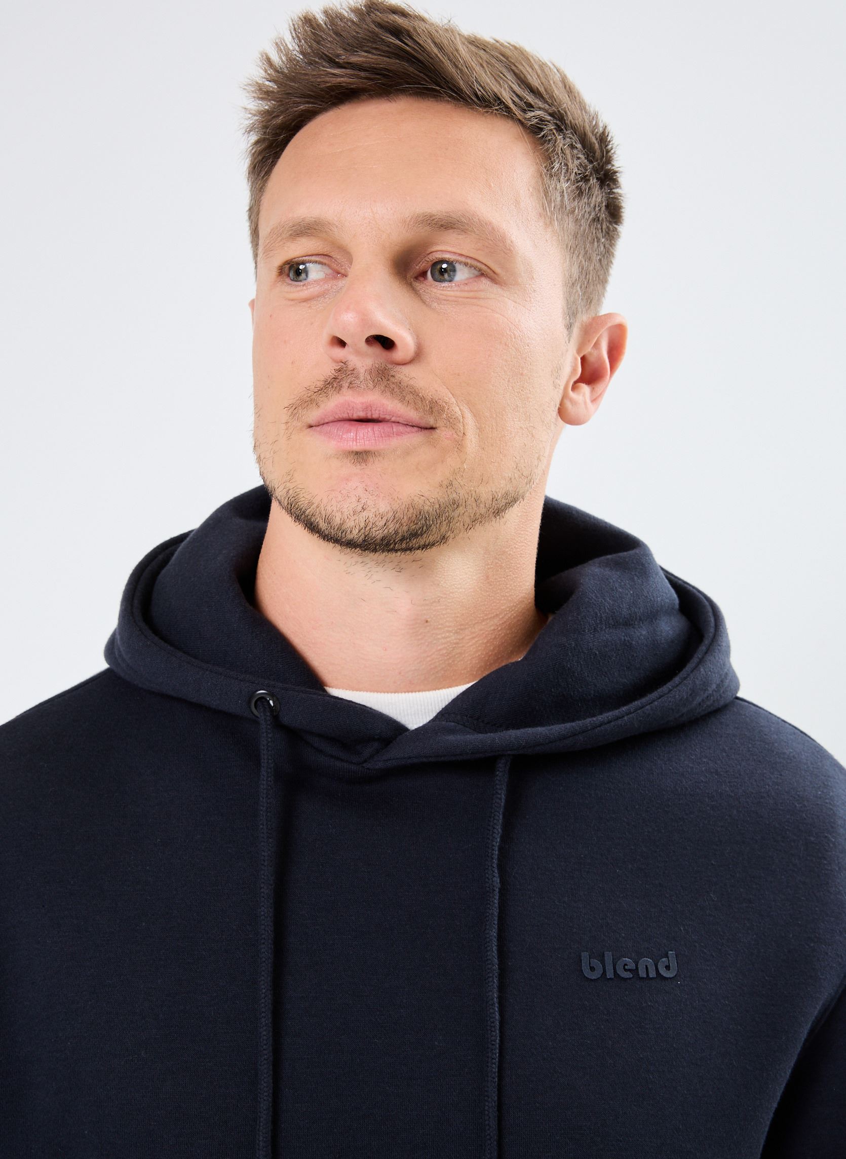 Sweats BHDownton Hood sweatshirt Noos homme bleu Blend Sweats BHDownton Hood sweatshirt Noos homme bleu DARK NAVY