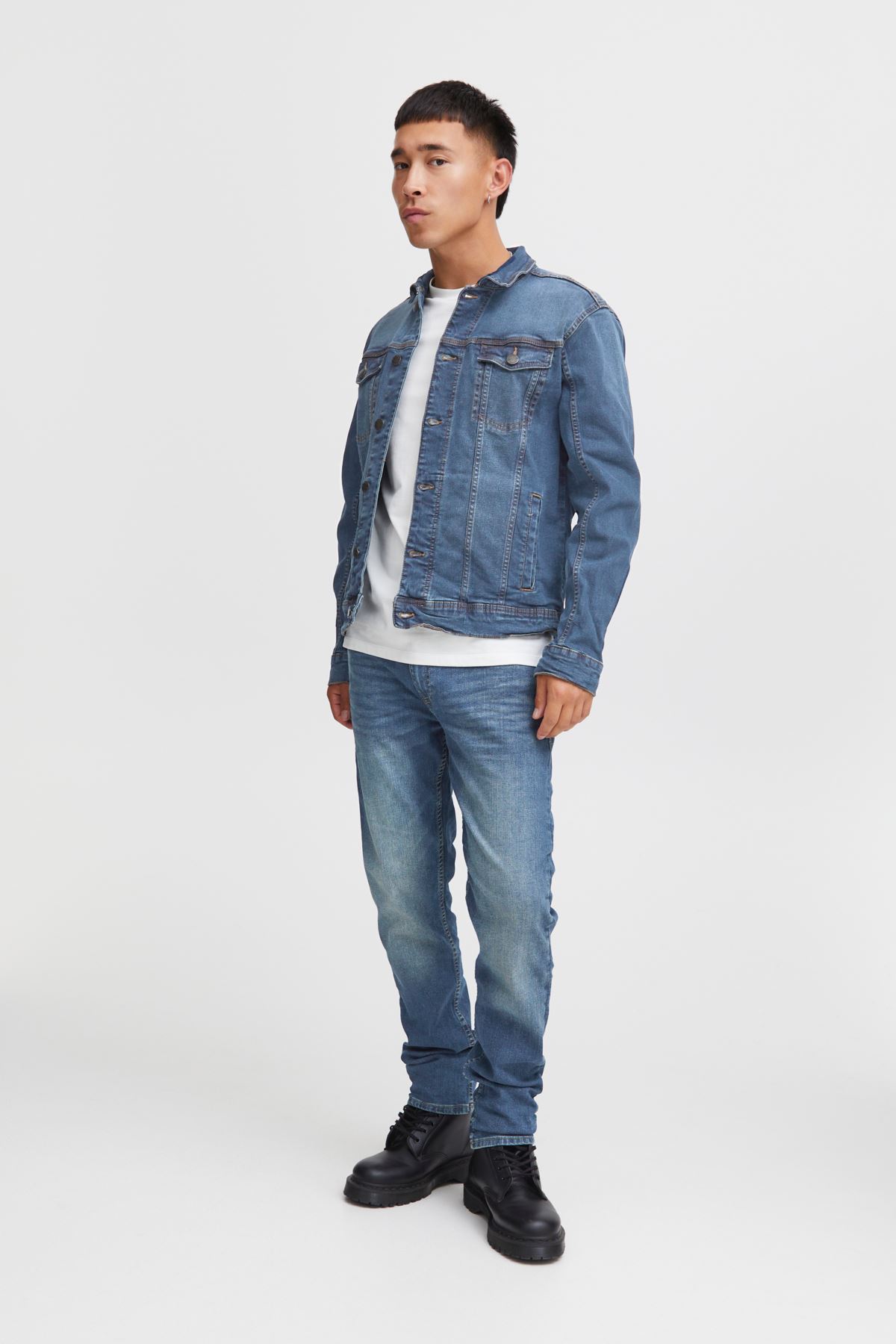Jeans slim et skinny Jet fit - NOOS homme bleu Blend Jeans slim et skinny Jet fit - NOOS homme bleu DENIM MIDDLE BLUE