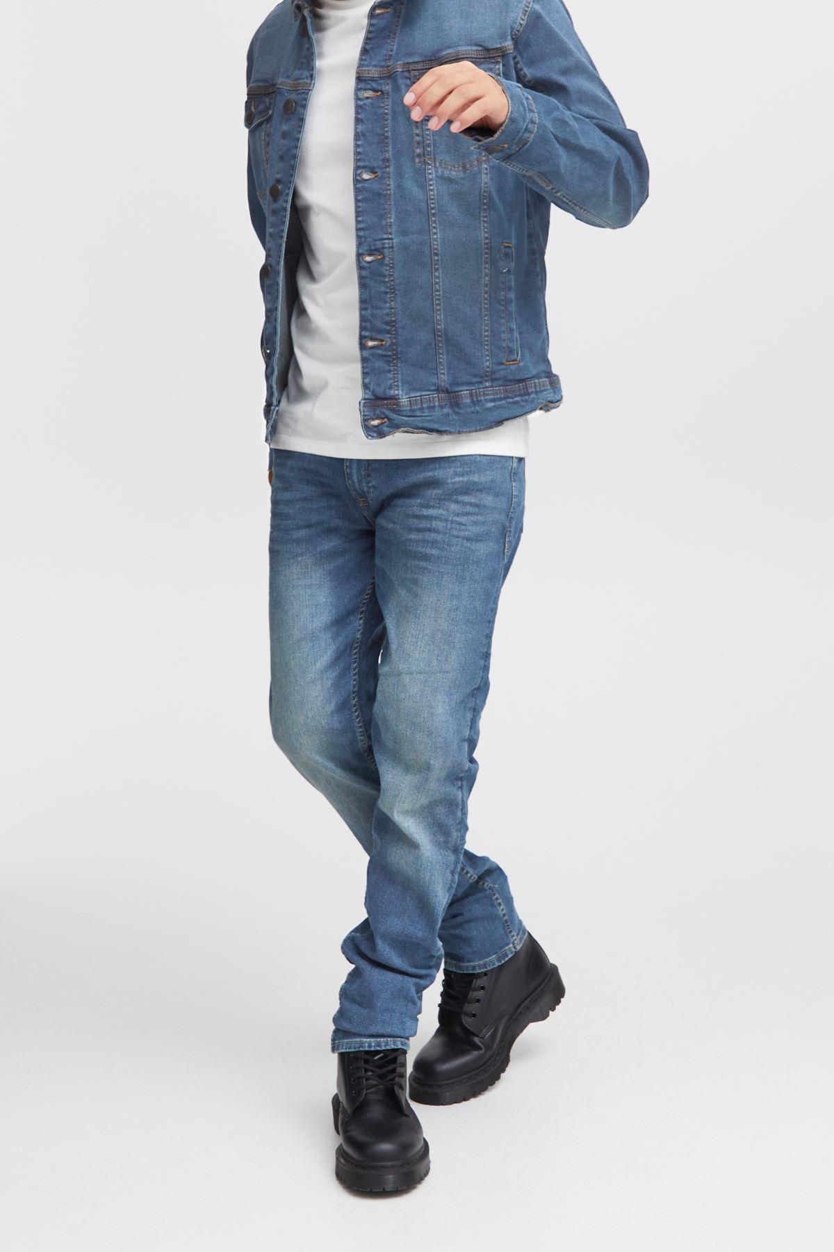 Jeans slim et skinny Jet fit - NOOS homme bleu Blend Jeans slim et skinny Jet fit - NOOS homme bleu DENIM MIDDLE BLUE