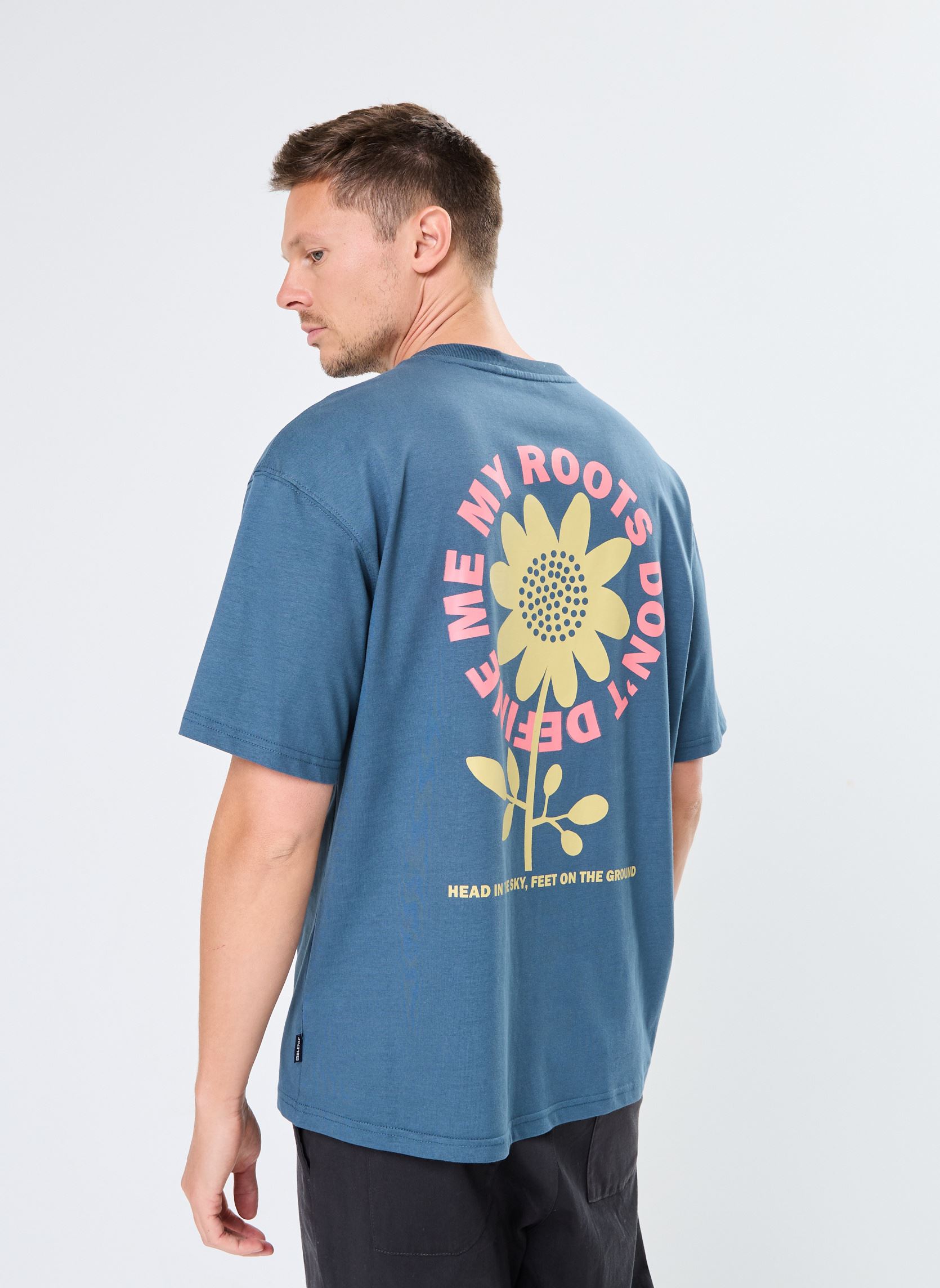 Tee-shirts manches courtes Tee Shirt homme bleu Blend Tee-shirts manches courtes Tee Shirt homme bleu ORION BLUE