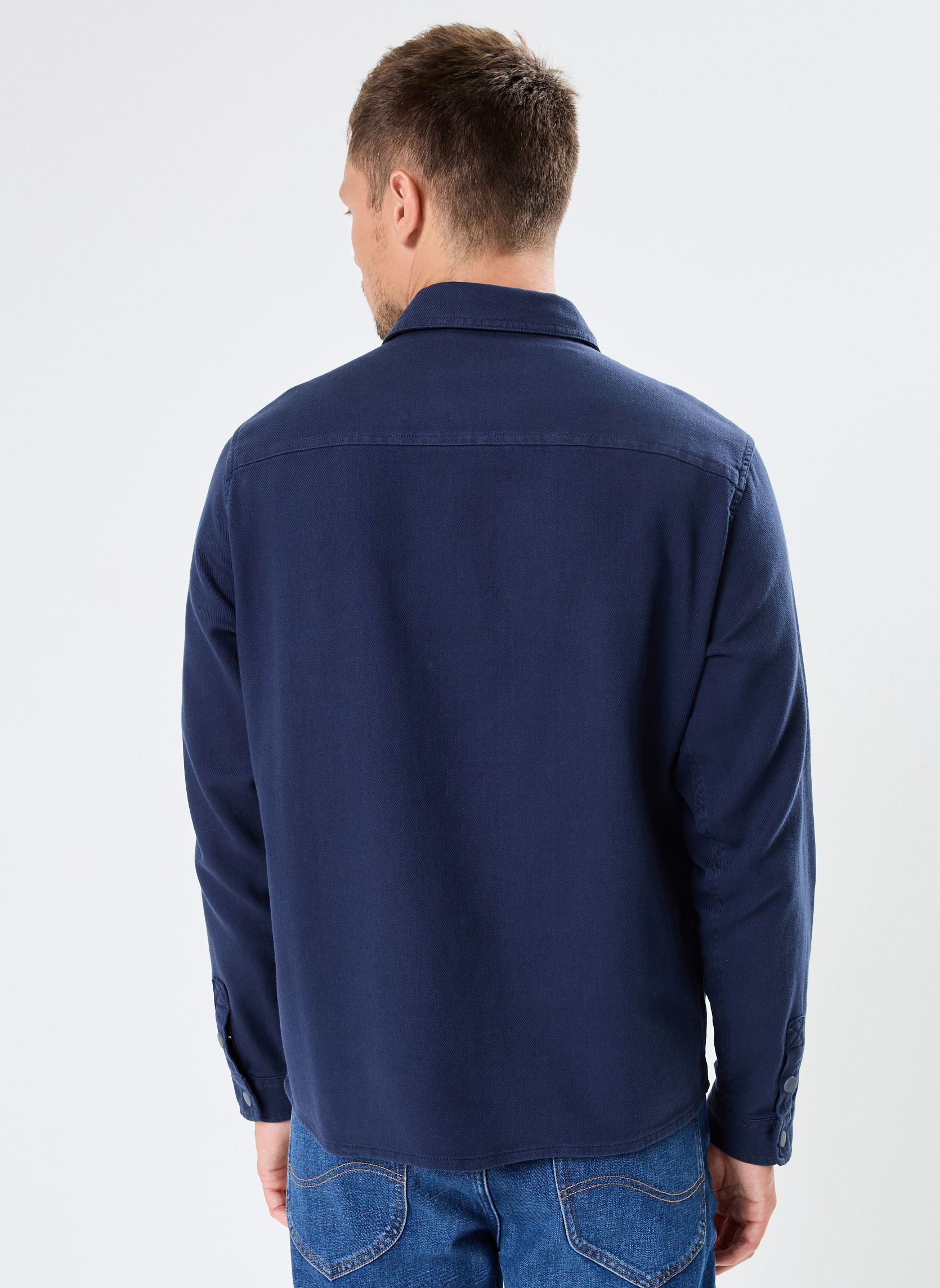 Hemden Overshirt heren blauw Blend Hemden Overshirt heren blauw DRESS BLUES