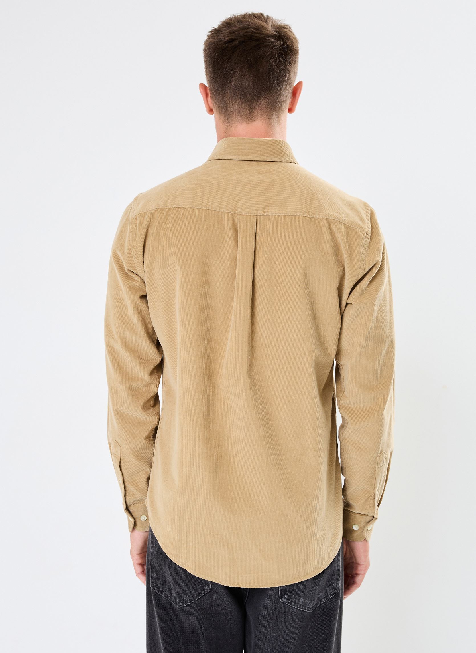 Chemises CFAnton LS BD baby cord shirt homme jaune Casual Friday Chemises CFAnton LS BD baby cord shirt homme jaune KELP