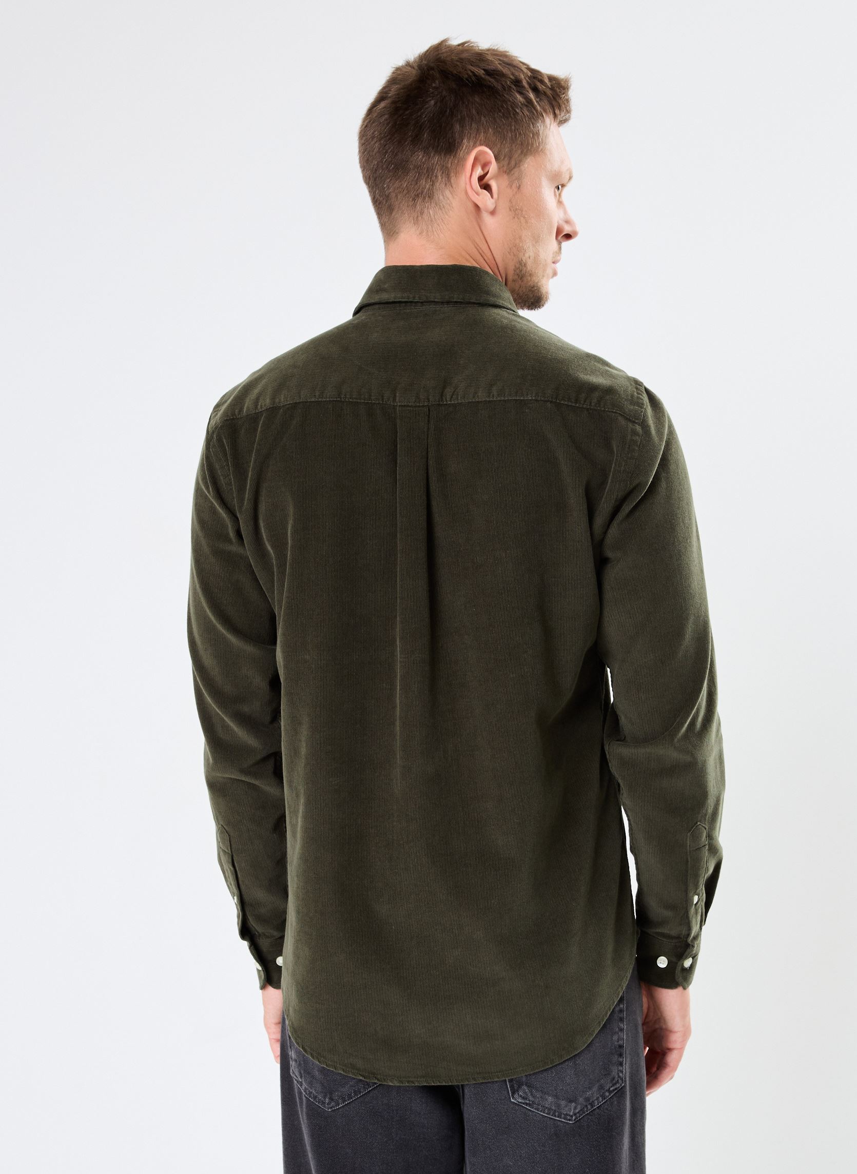 Hemden CFAnton LS BD baby cord shirt herren grün Casual Friday Hemden CFAnton LS BD baby cord shirt herren grün DEEP DEPTHS