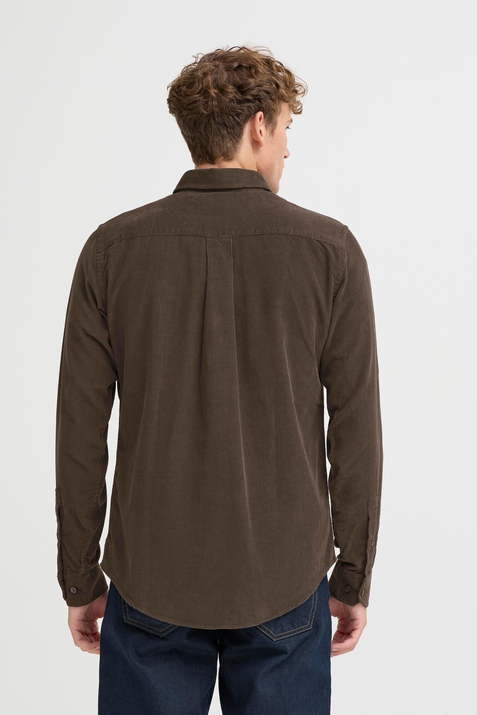 Chemises CFAnton LS BD baby cord shirt homme vert Casual Friday Chemises CFAnton LS BD baby cord shirt homme vert BLACK OLIVE