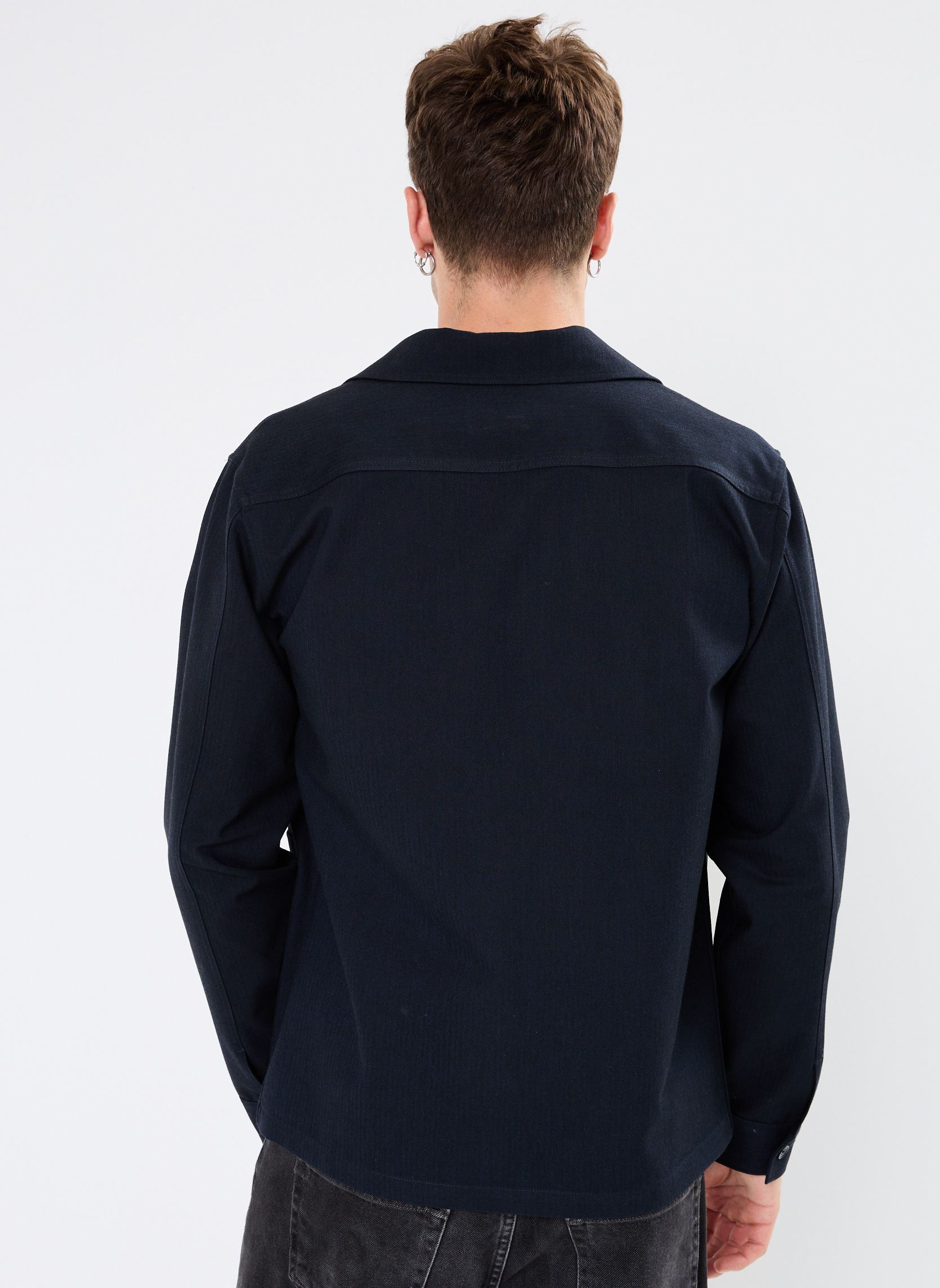 Vestes CFJamie 0154 herringbone shacket homme bleu Casual Friday Vestes CFJamie 0154 herringbone shacket homme bleu DARK NAVY