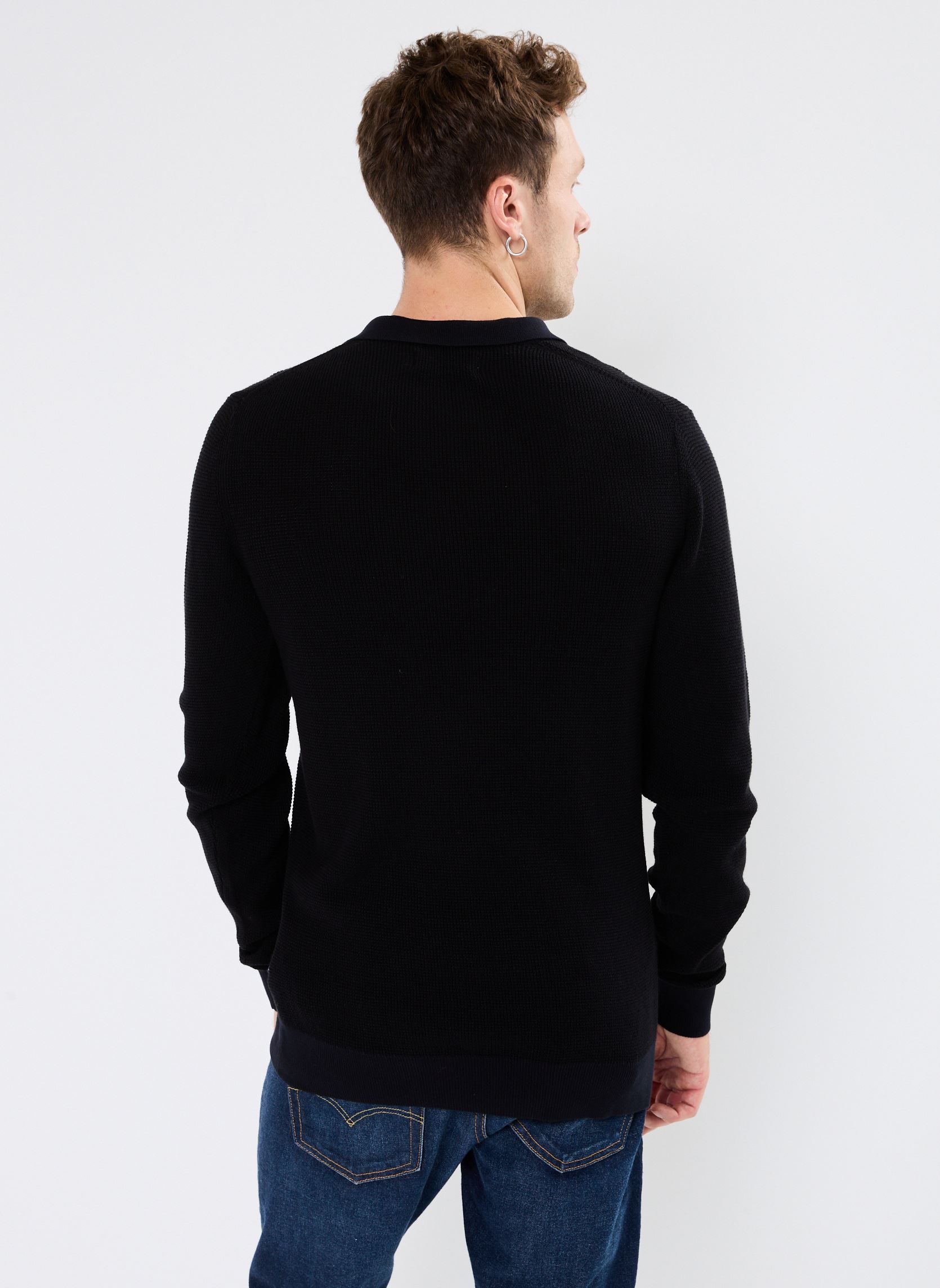 Jerseys CFKarl two tone polo knit hombre azul Casual Friday Jerseys CFKarl two tone polo knit hombre azul DARK NAVY