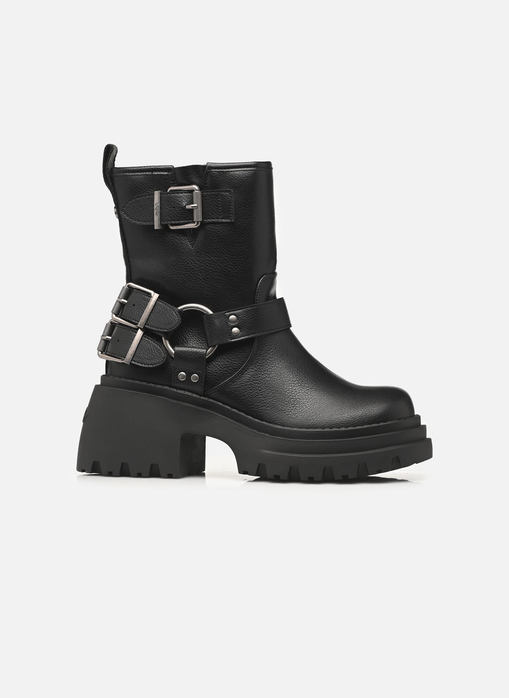 Geschnürte Stiefeletten BFL BRAVR BIKER LO damen schwarz Buffalo Geschnürte Stiefeletten BFL BRAVR BIKER LO damen schwarz BLACK