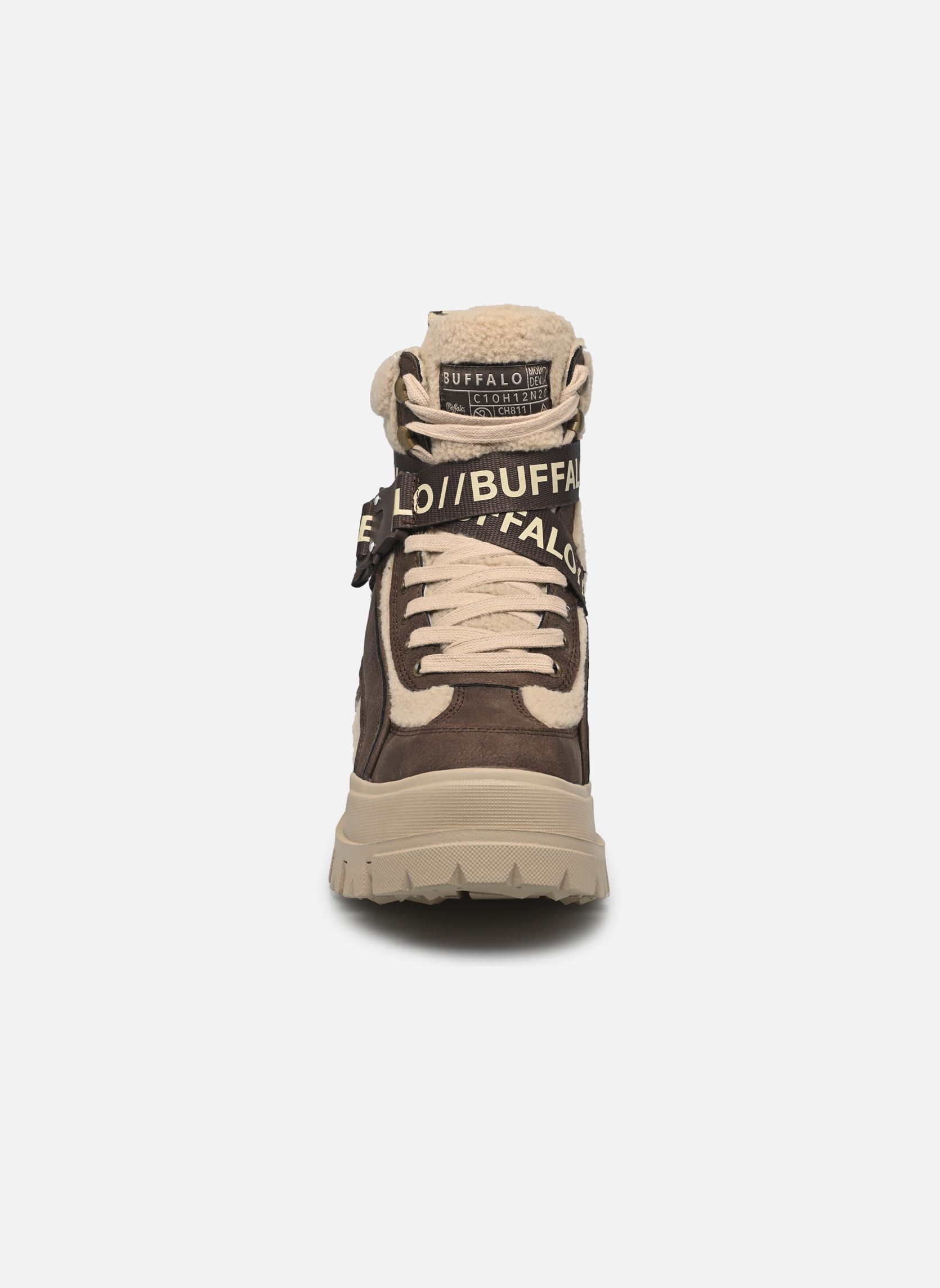 Veterlaarsjes ASPHA COM1 WARM dames beige Buffalo Veterlaarsjes ASPHA COM1 WARM dames beige Brown/beige