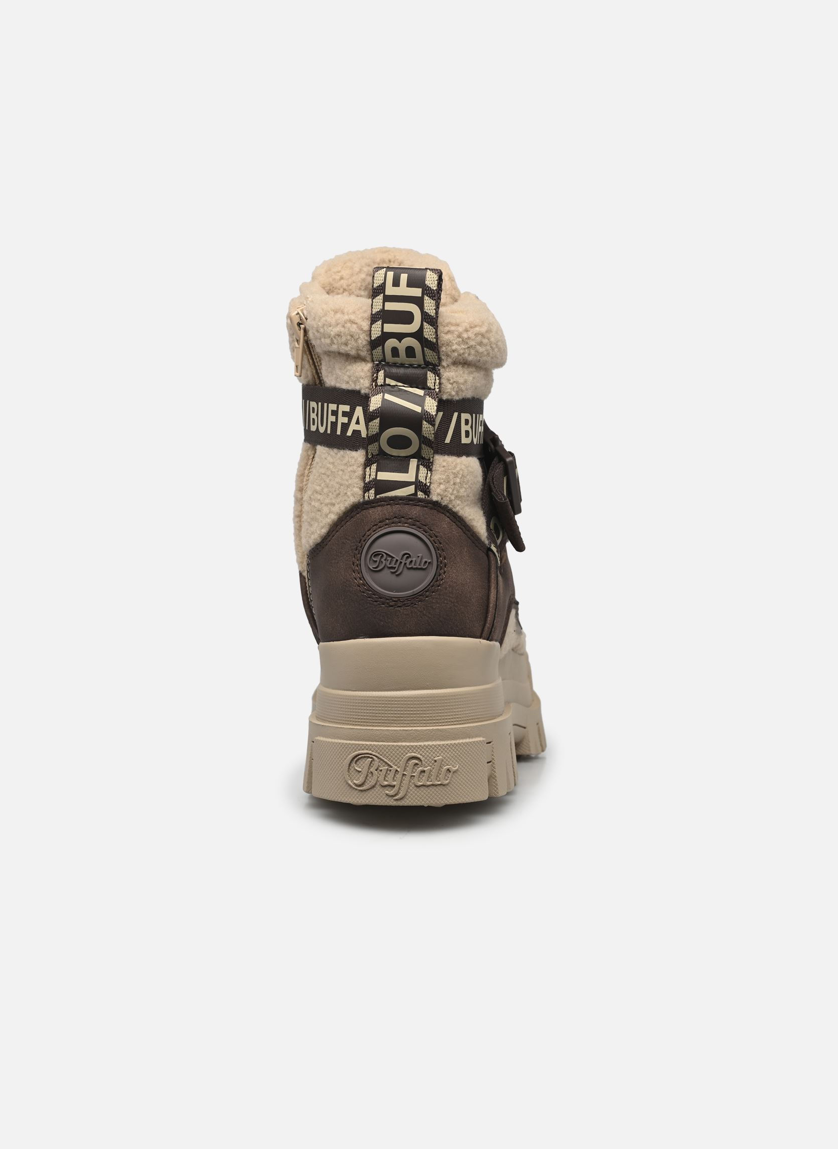 Veterlaarsjes ASPHA COM1 WARM dames beige Buffalo Veterlaarsjes ASPHA COM1 WARM dames beige Brown/beige