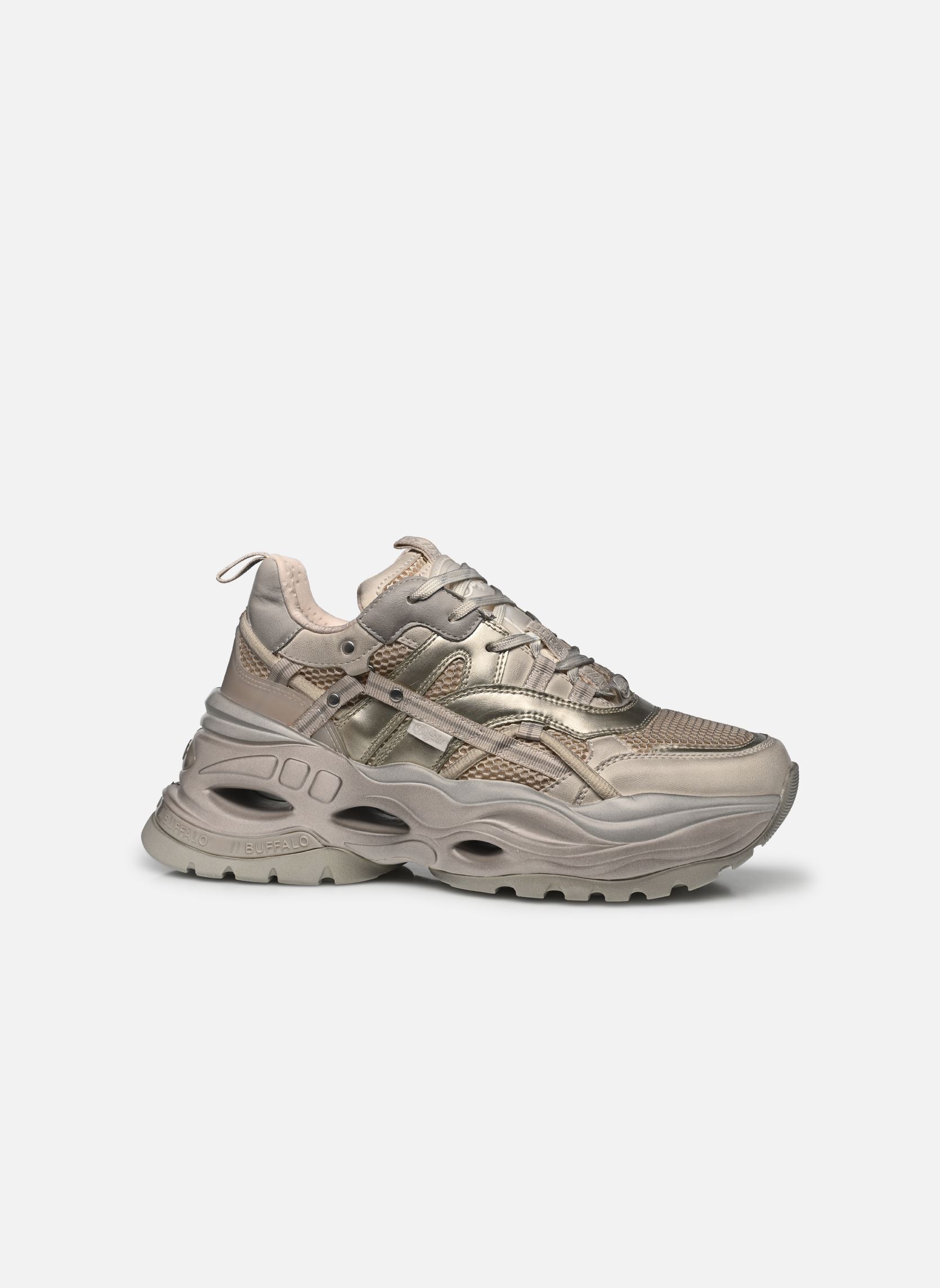 Zapatillas TRIPLET HOLLOW VNTG mujer beige Buffalo Zapatillas TRIPLET HOLLOW VNTG mujer beige BEIGE/GOLD