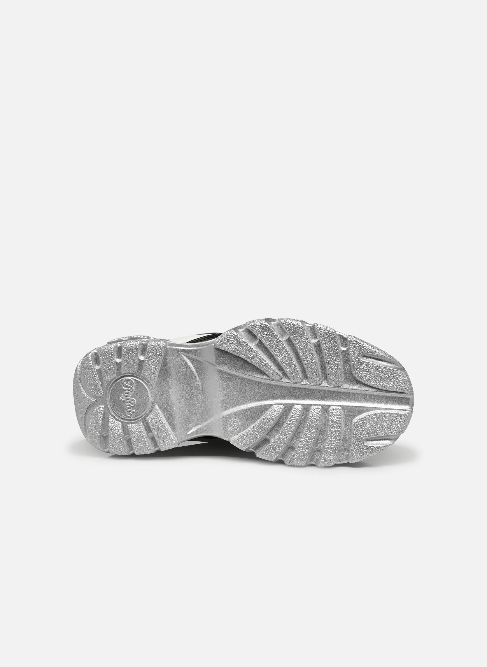 Knöchelhohe Sneaker 1339-14 REV damen silber Buffalo Knöchelhohe Sneaker 1339-14 REV damen silber SILVER/WHITE/RED