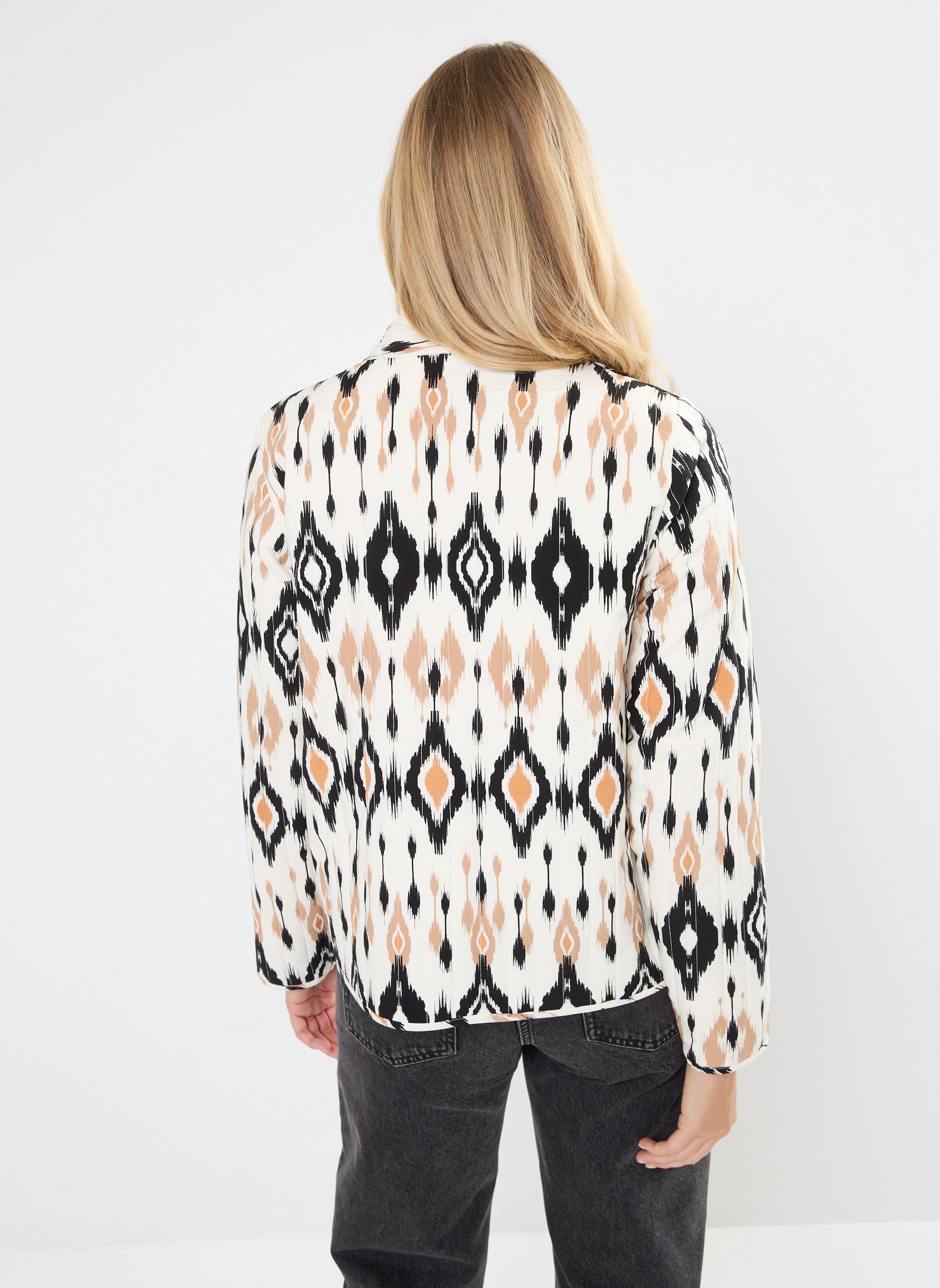 Vestes de blazer VMMILLE MAGDA L/S JACKET WVN BTQ femme beige Vero Moda Vestes de blazer VMMILLE MAGDA L/S JACKET WVN BTQ femme beige Birch